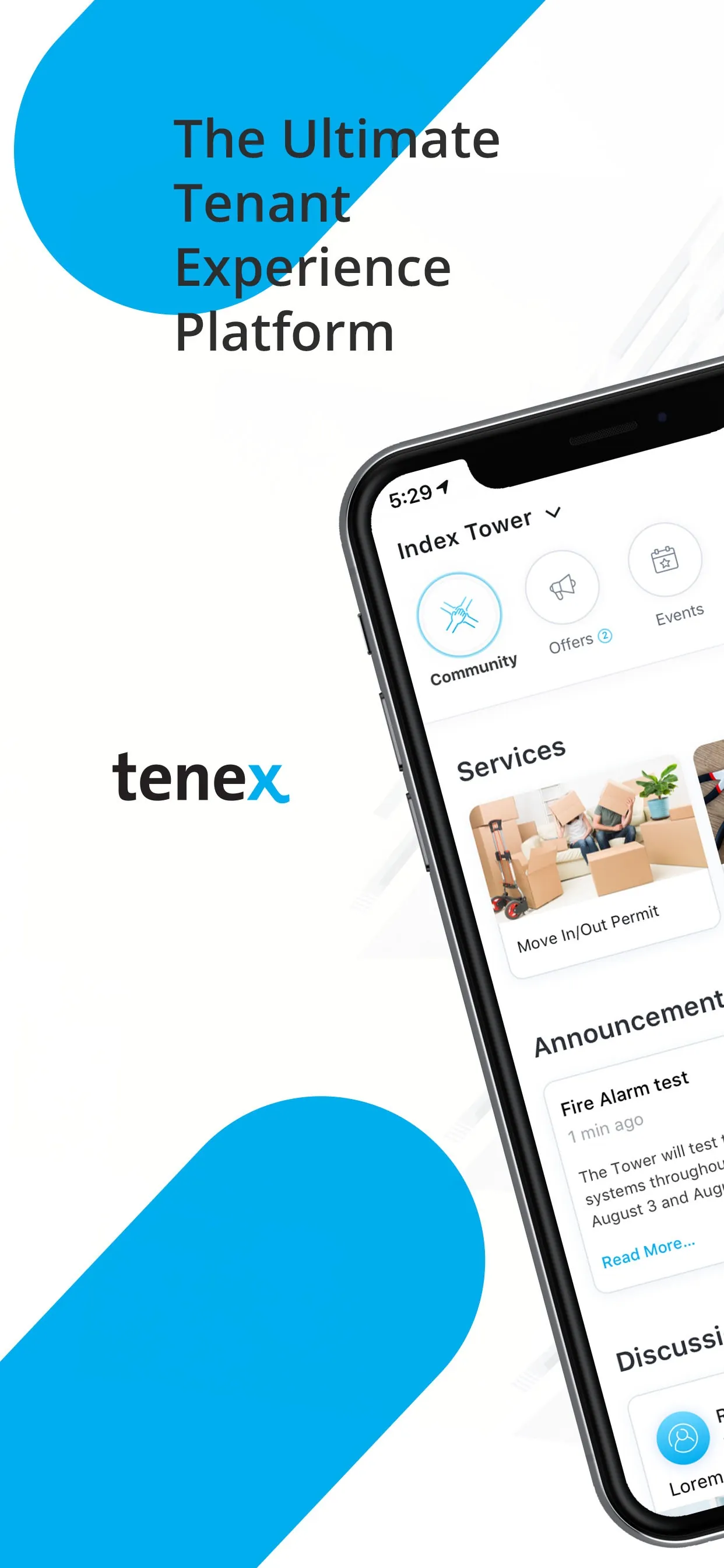 Tenex iphone screenshot 1