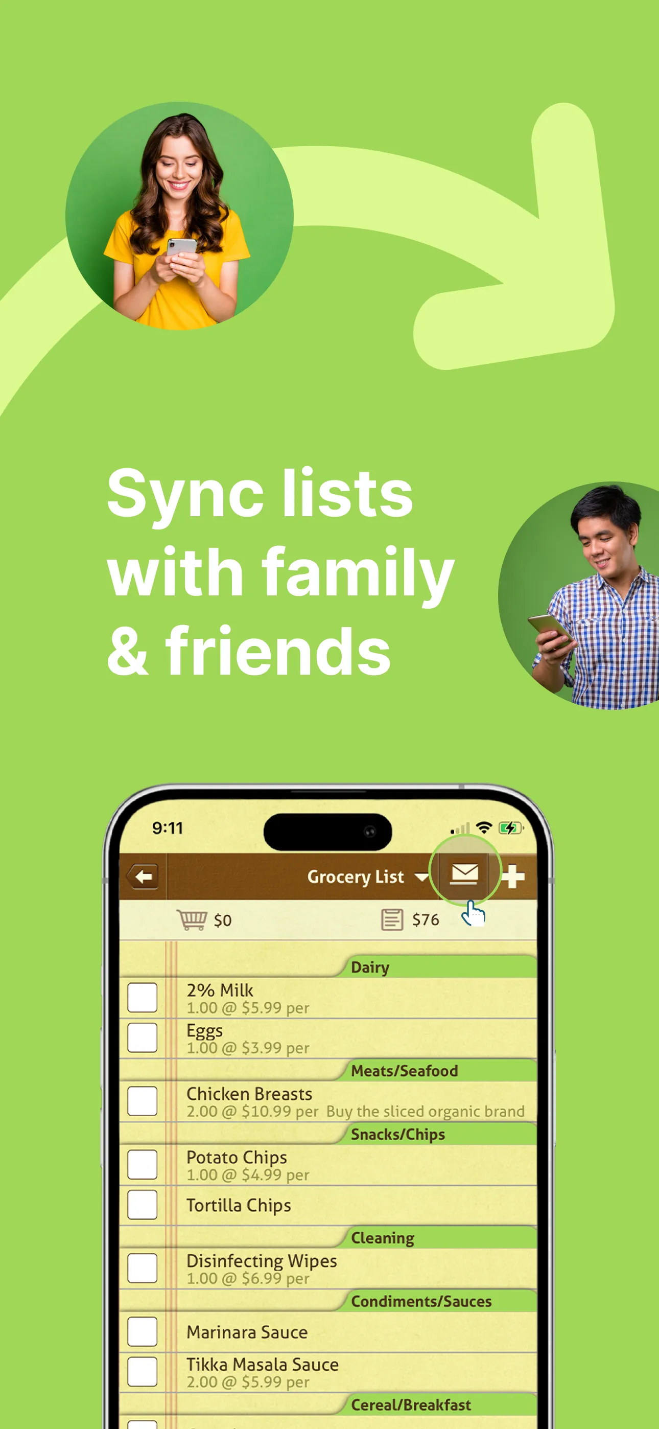 List Ease: Shared Grocery List iphone screenshot 3