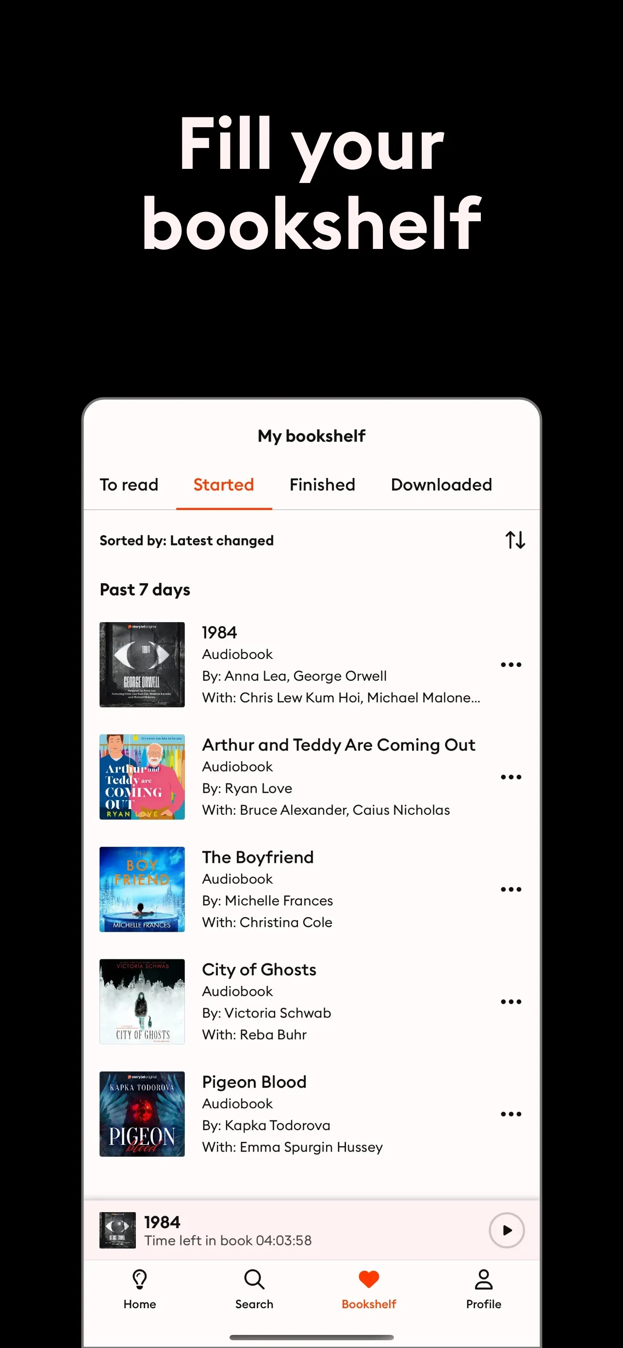 Storytel - Audiobooks Library iphone screenshot 4