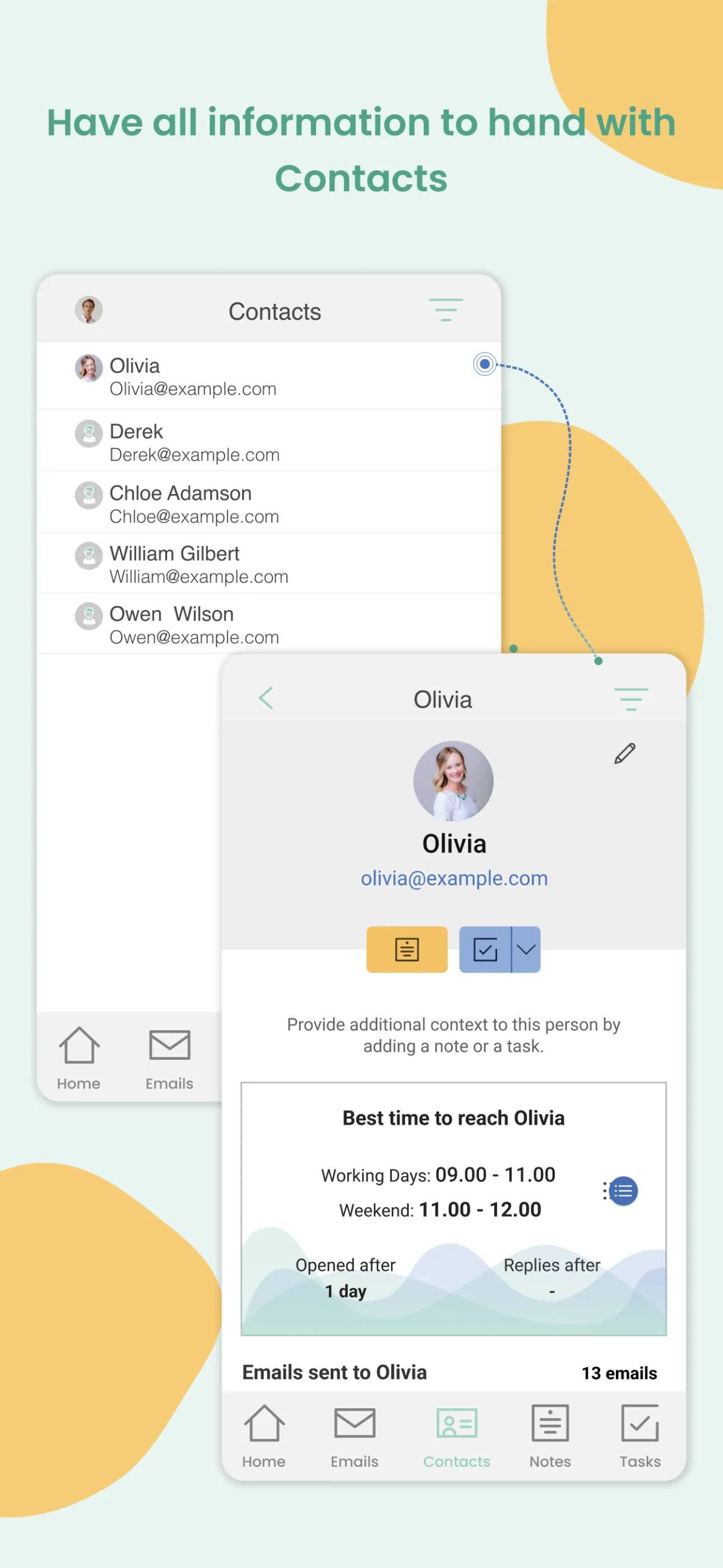 Mailbutler mobile iphone screenshot 1