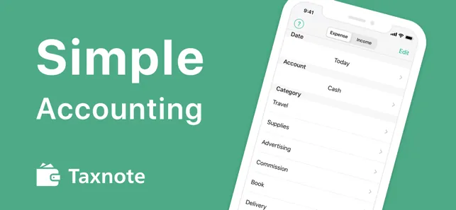 Accounting・Bookkeeping Taxnote iphone screenshot 1