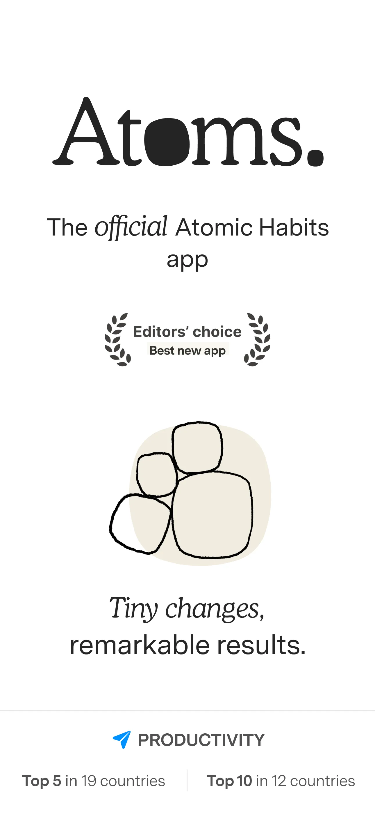 Atoms - from Atomic Habits iphone screenshot 1