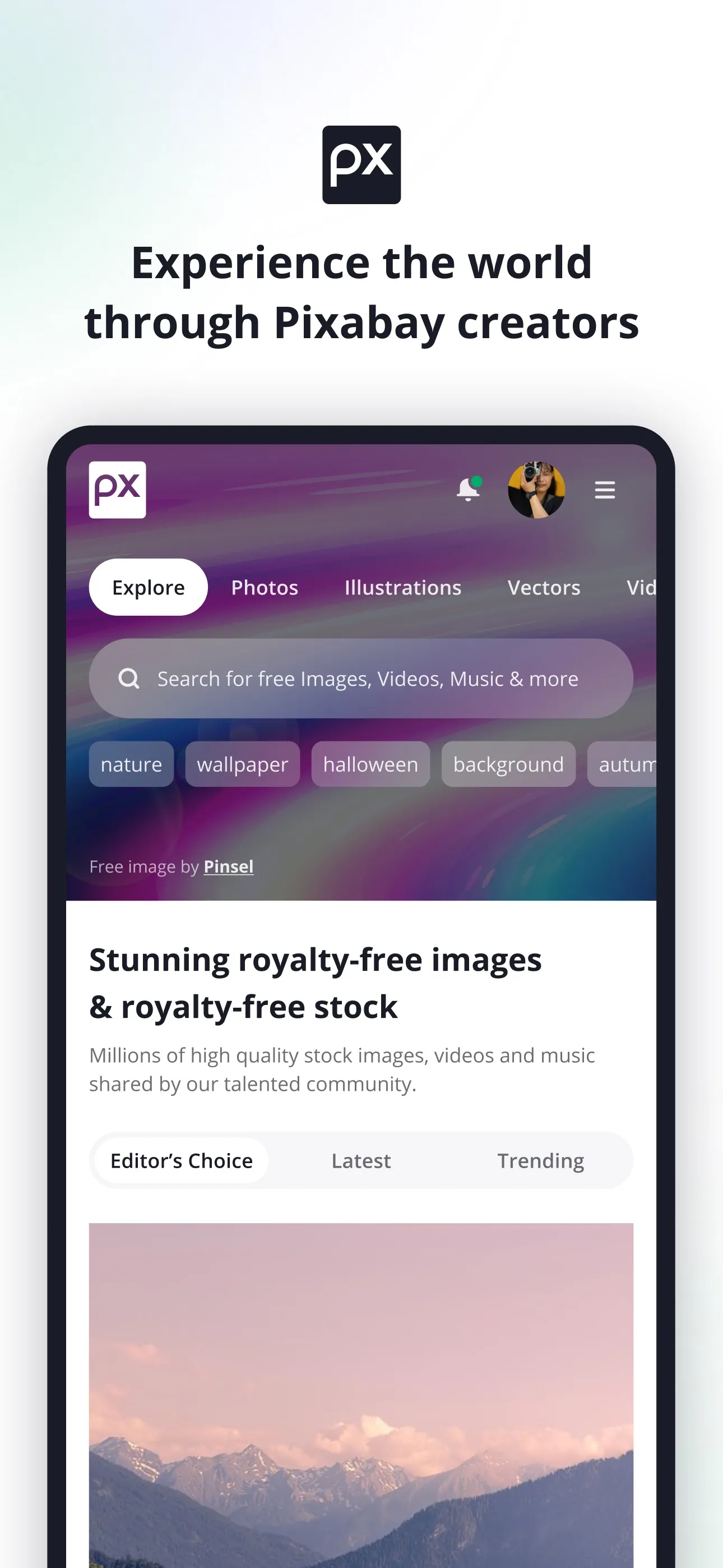 Pixabay iphone screenshot 4