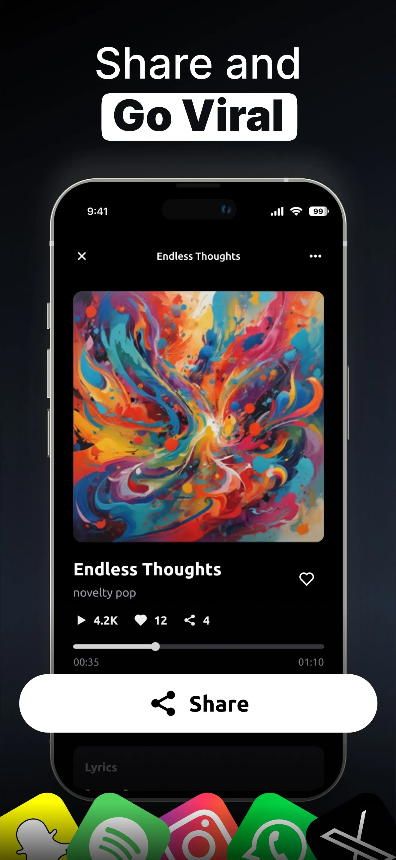 AI Song Generator - Zona iphone screenshot 6
