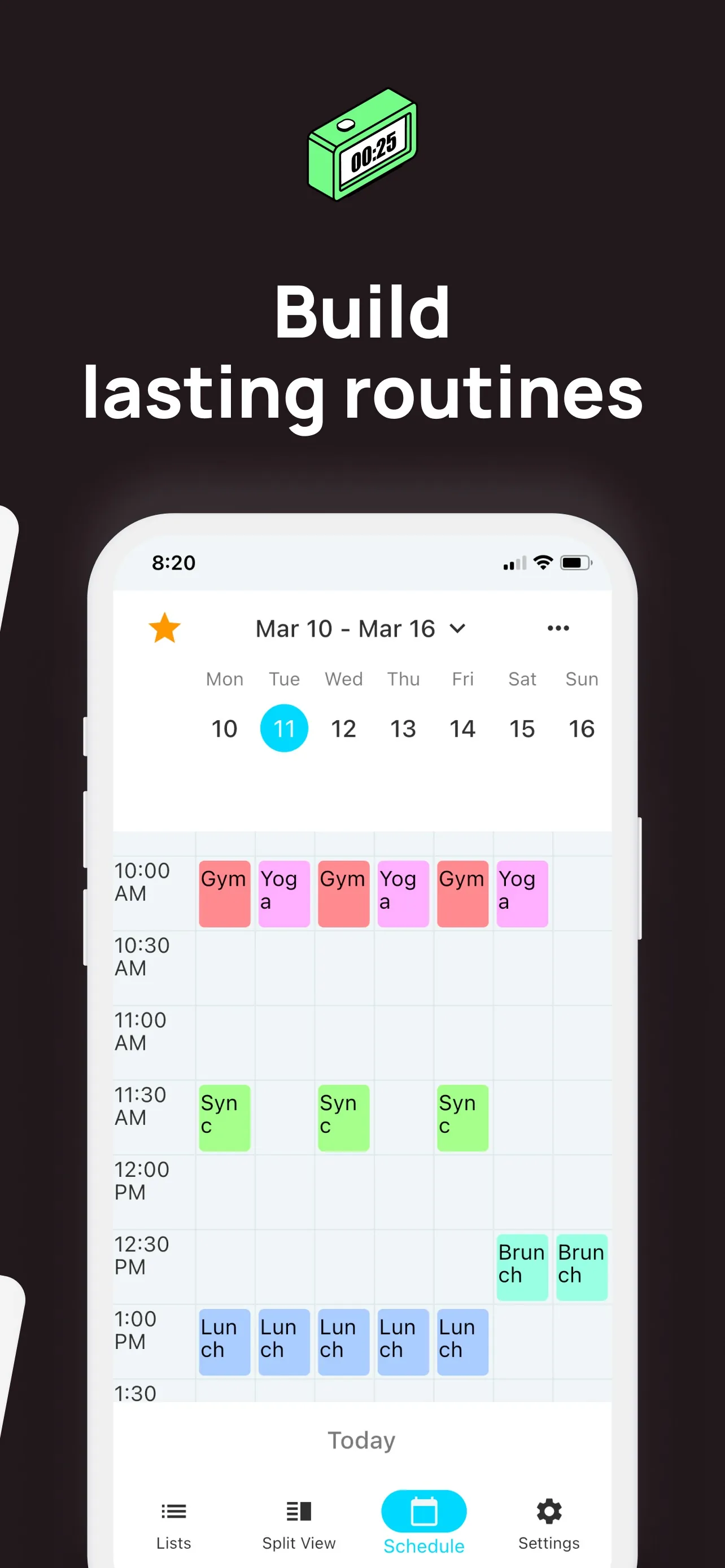 TimeFinder: Time Blocking iphone screenshot 10