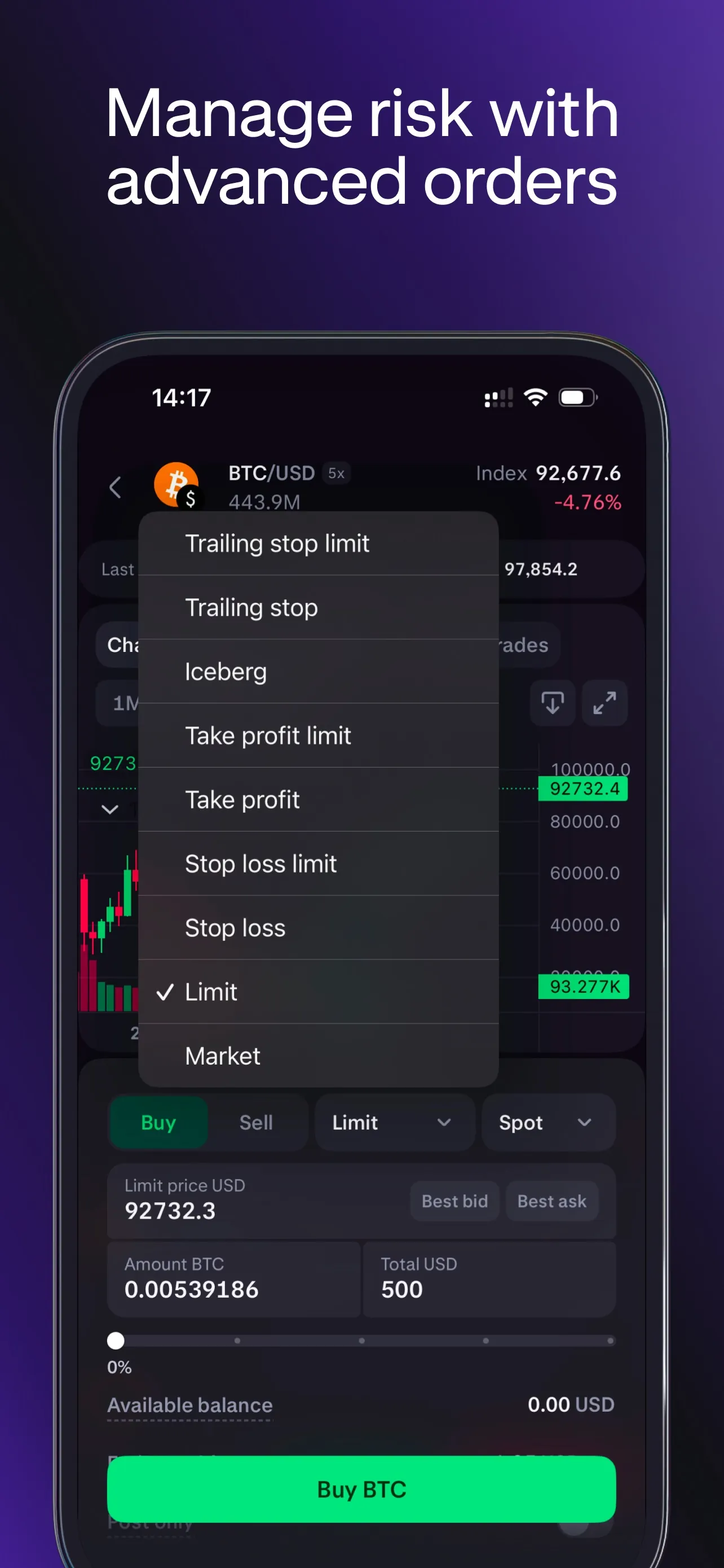Kraken Pro: Buy & Trade Crypto iphone screenshot 5