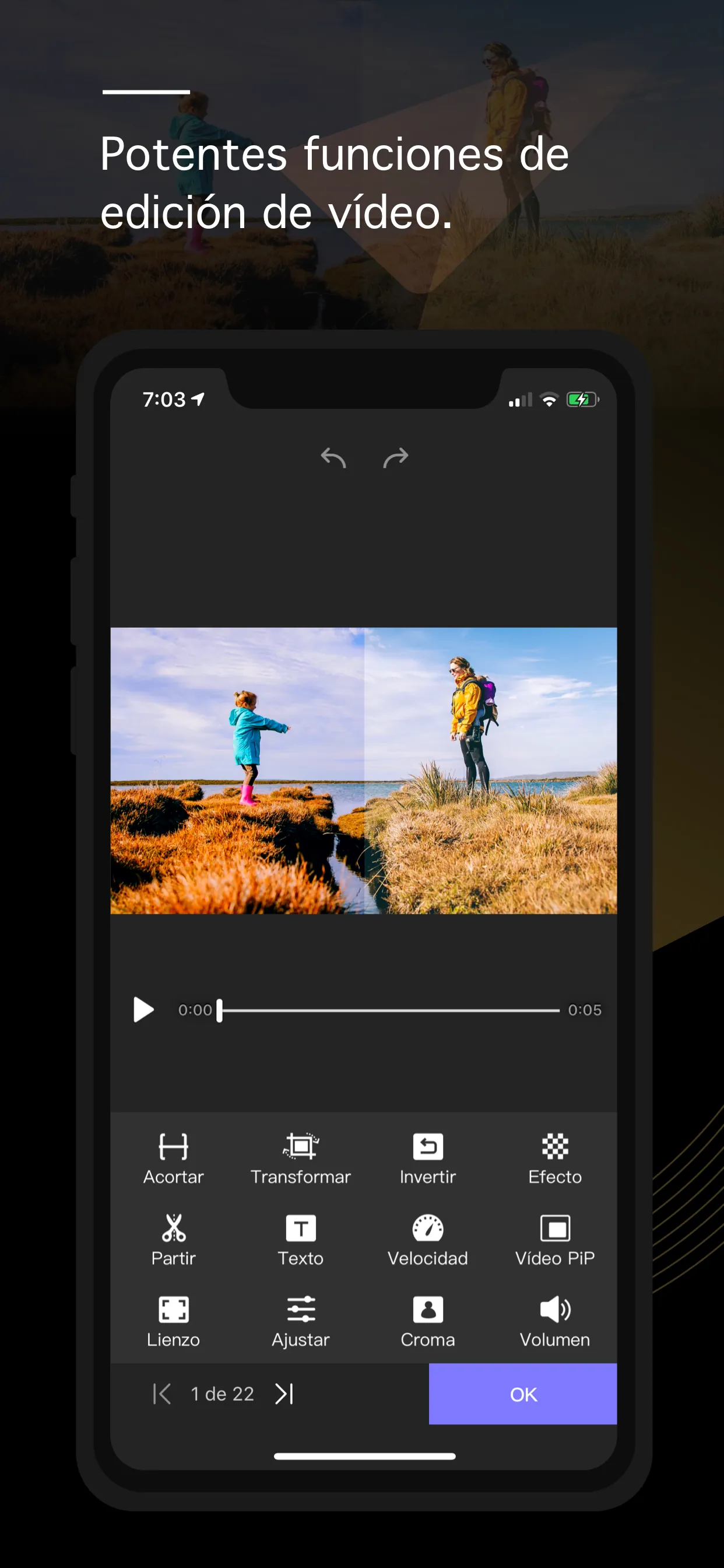 Perfect Video Editor, Collage iphone screenshot 2