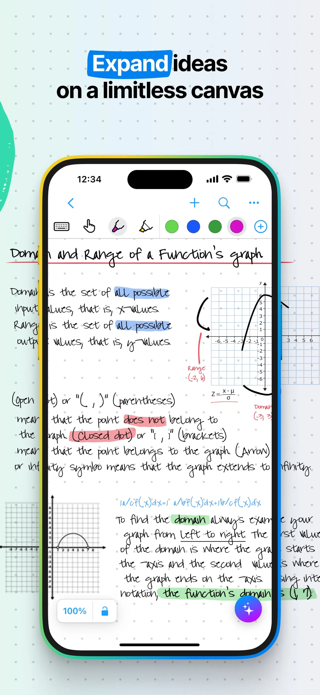 Nebo: Note Taking for Students iphone screenshot 3