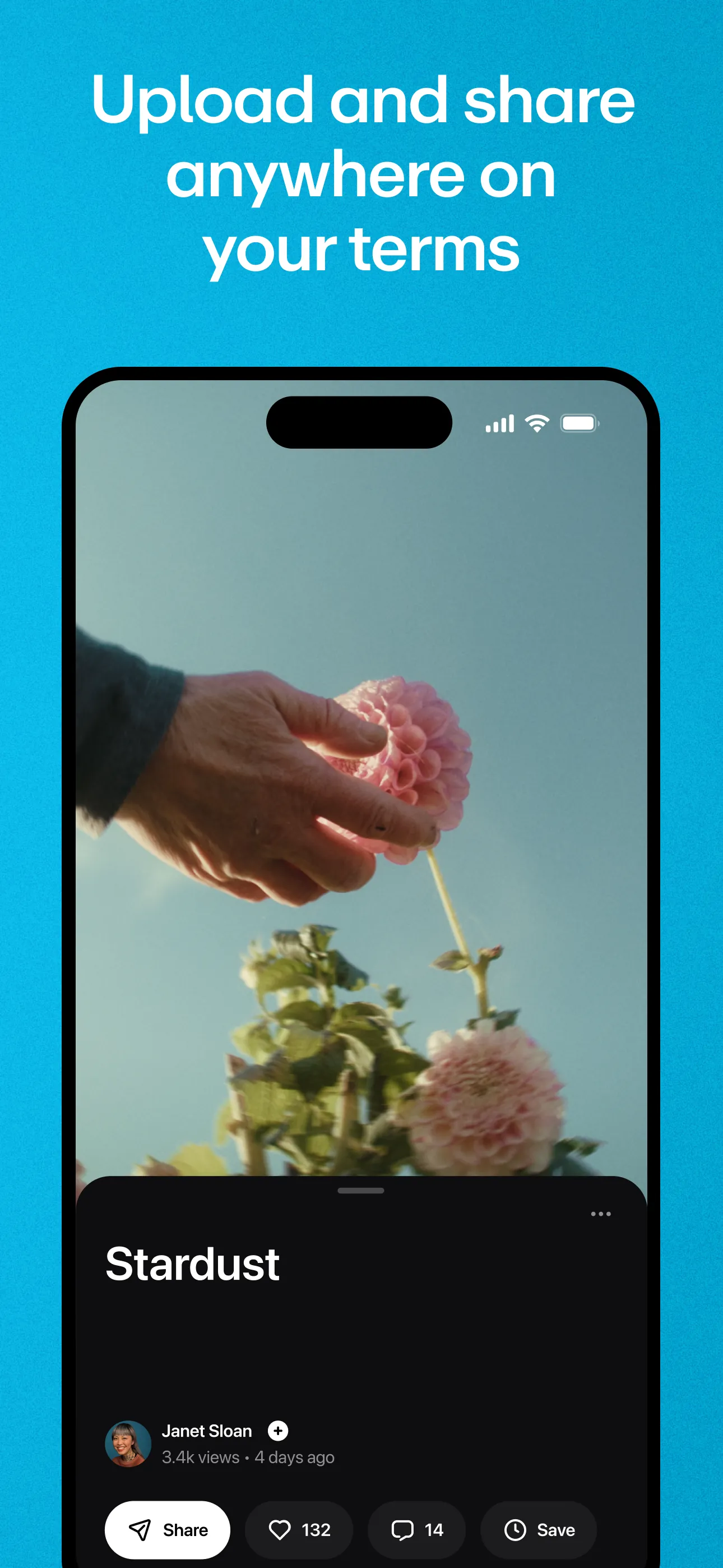 Vimeo iphone screenshot 2