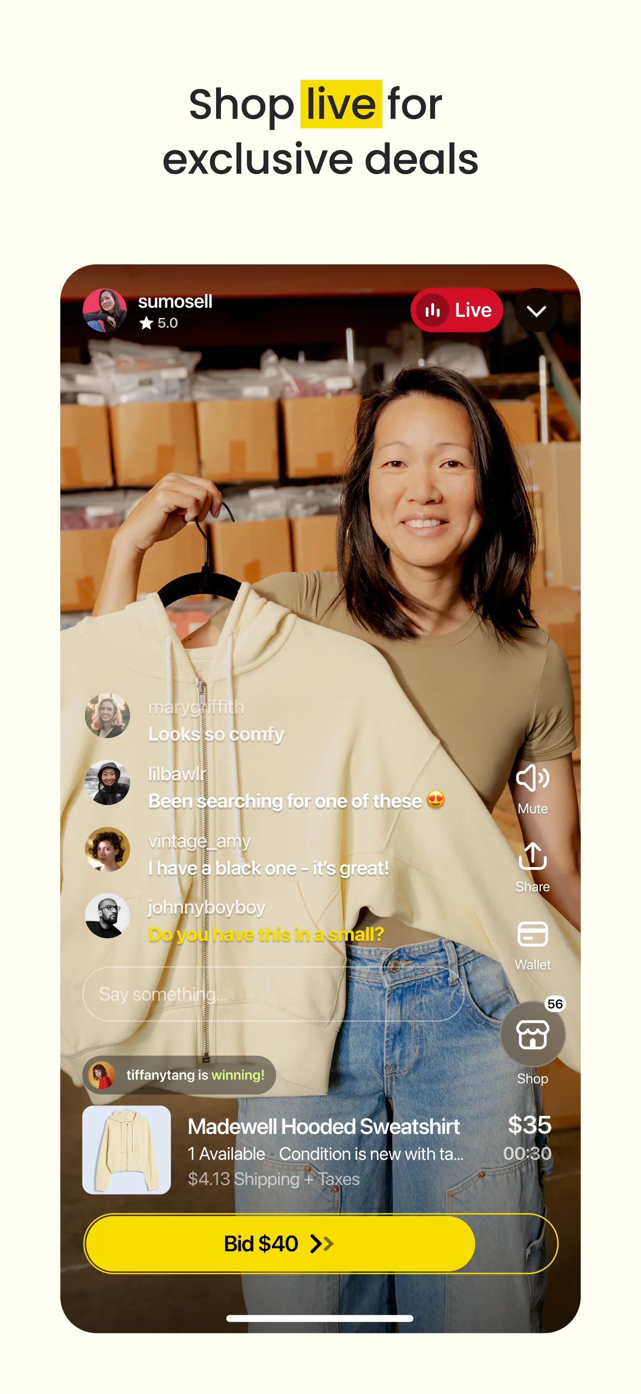 Whatnot: Shop, Sell, Connect iphone screenshot 1