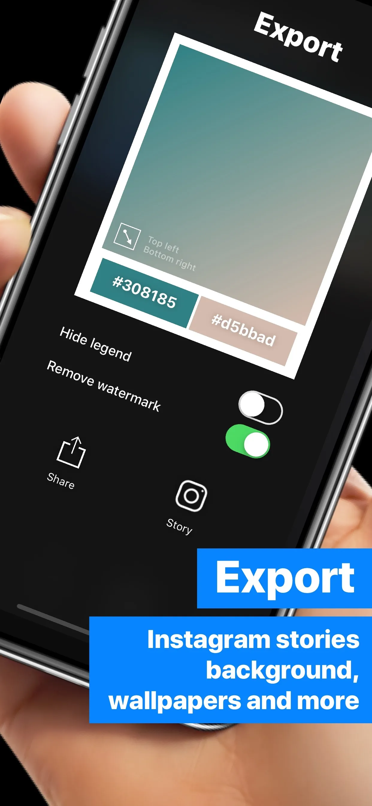 Gradients Maker Design Tool HD iphone screenshot 5