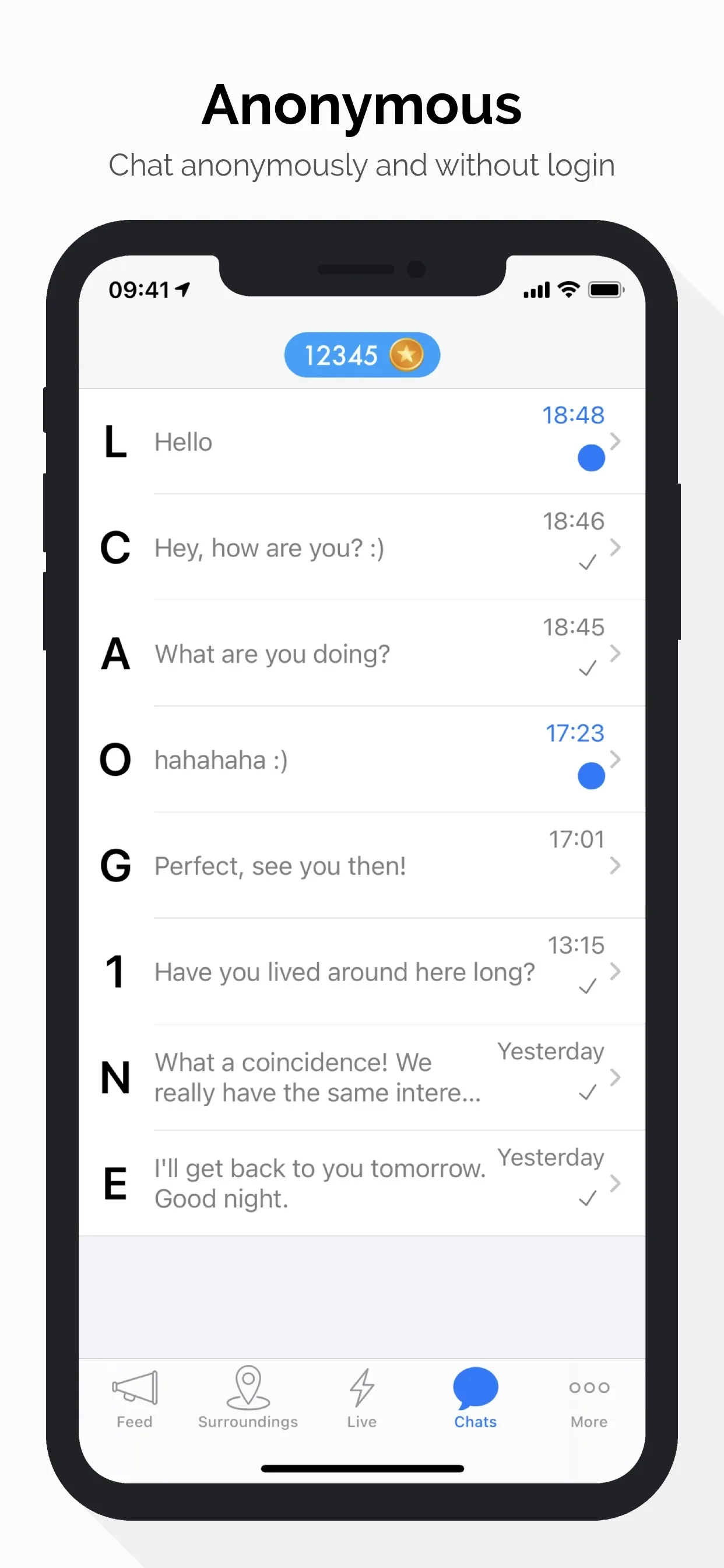 Twiq - Anonymous Chat iphone screenshot 1
