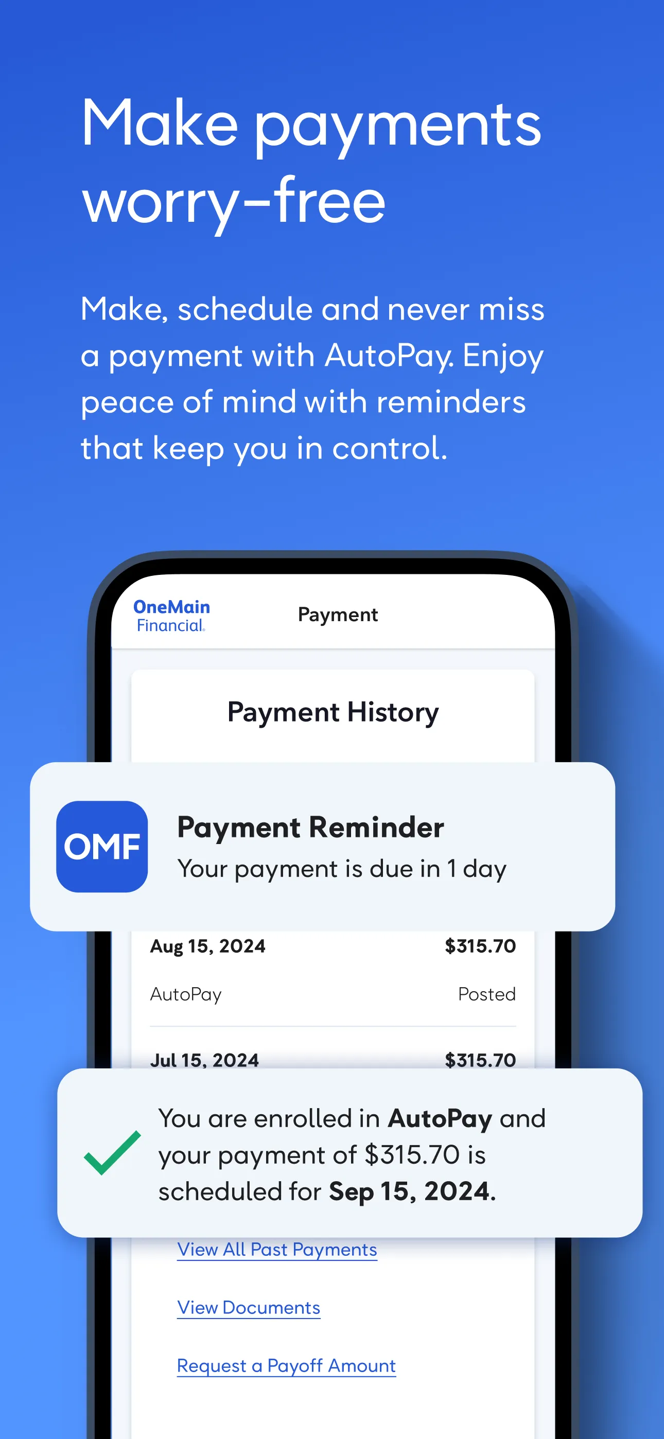 OneMain iphone screenshot 4