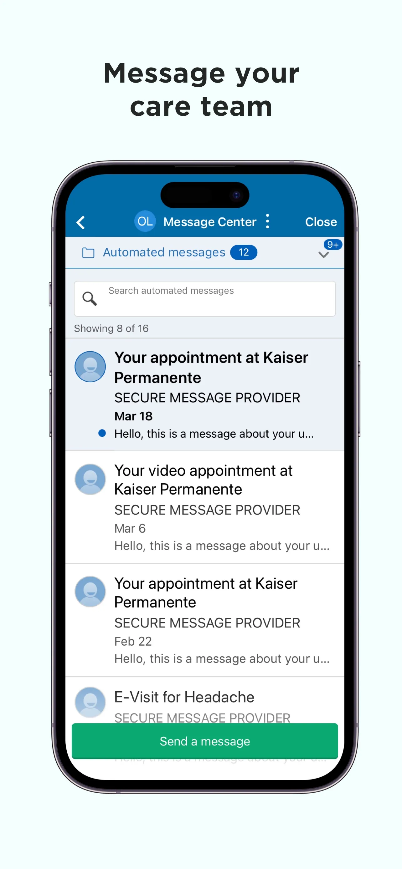My Doctor Online (NCAL Only) iphone screenshot 8