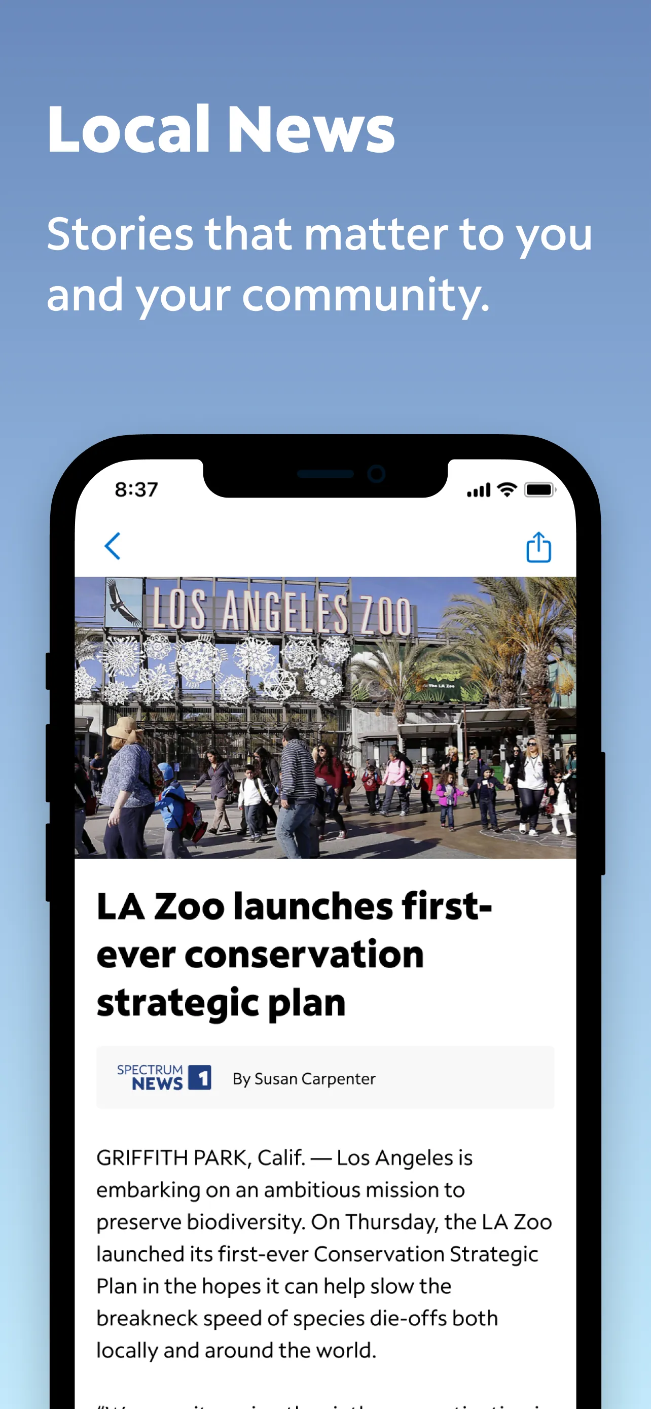 Spectrum News: Local Stories iphone screenshot 3