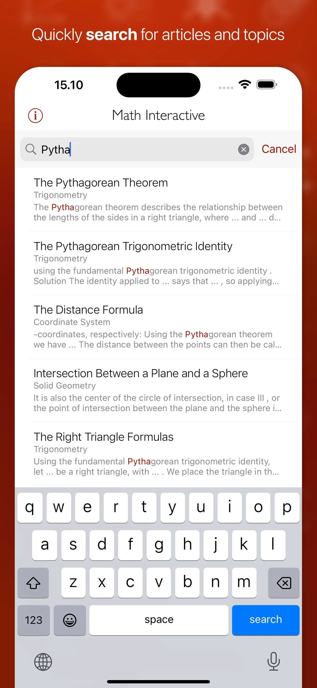 Math Interactive iphone screenshot 3