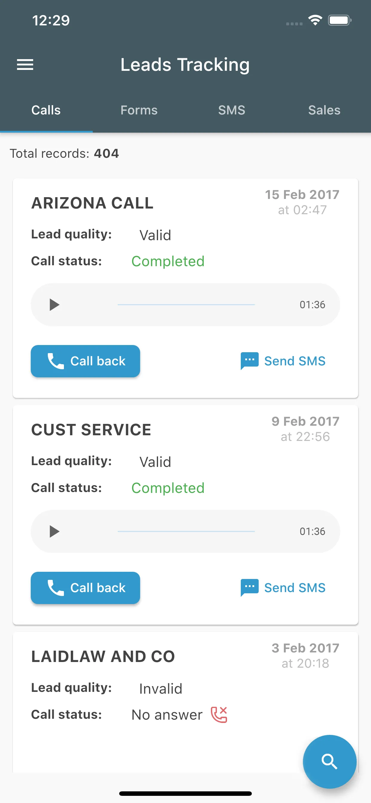 CRM Mobile by SeoSamba iphone screenshot 3