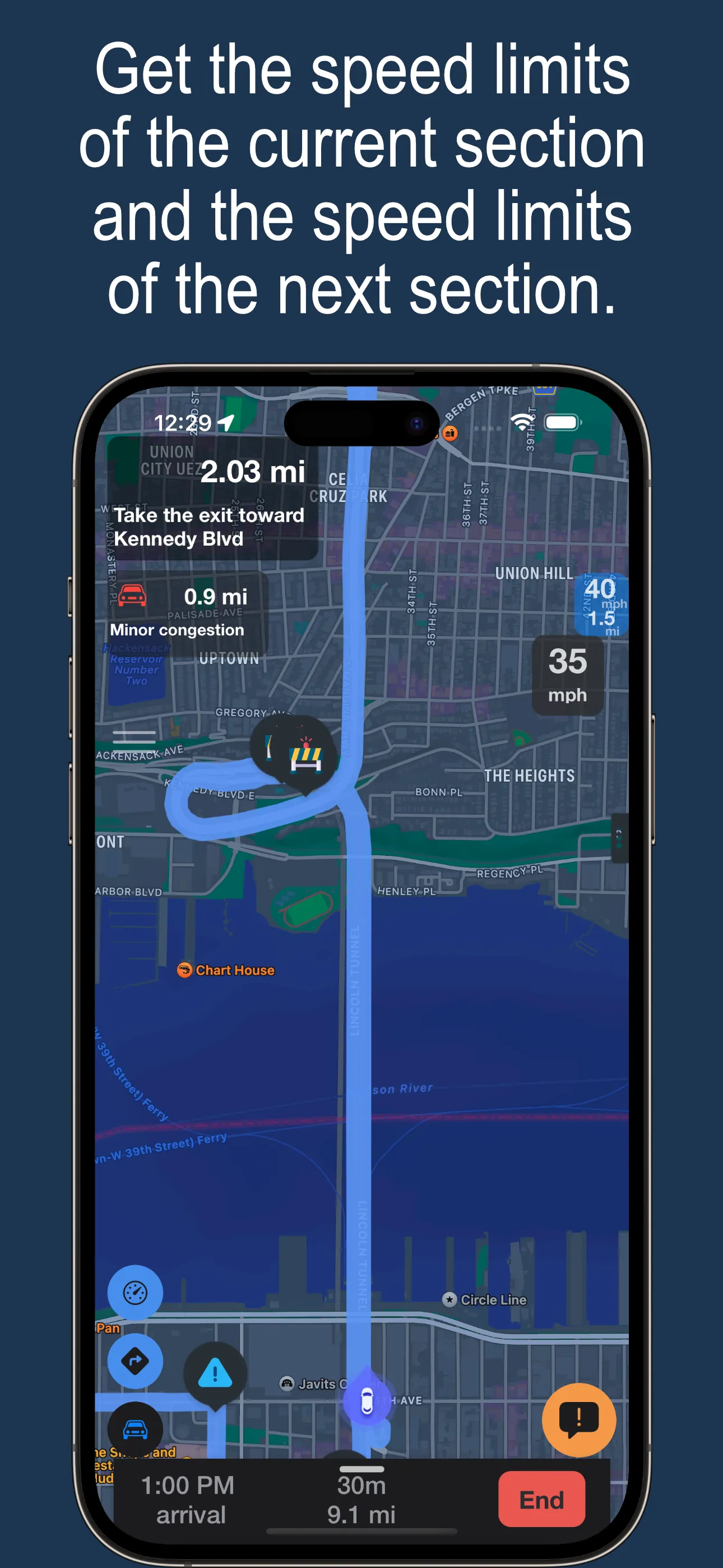 Traffie Navigation & Traffic iphone screenshot 4