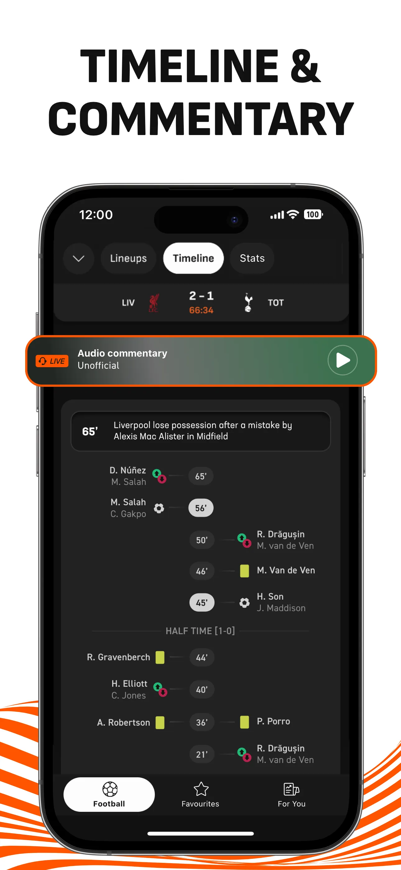 LiveScore: Live Sports Scores iphone screenshot 4