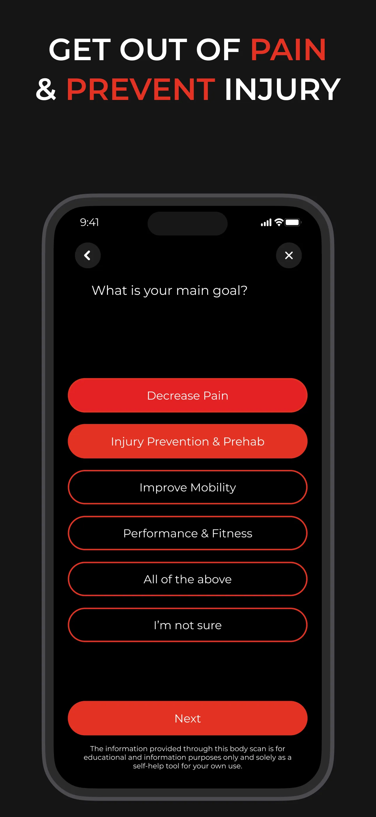 Prehab: Physical Therapy, Pain iphone screenshot 5