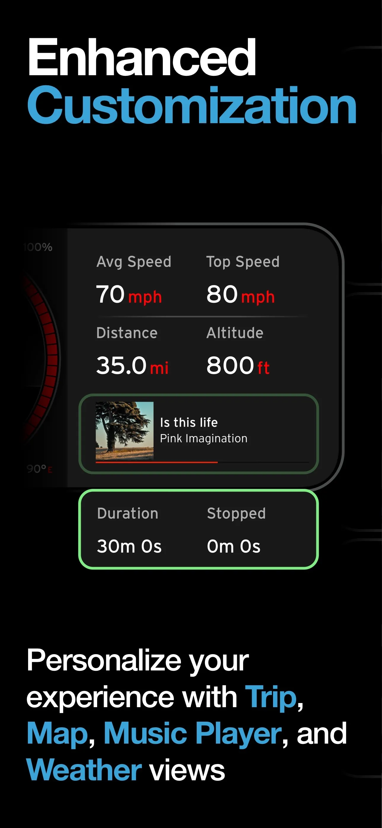 Speedometer GPS Digital MPH iphone screenshot 6