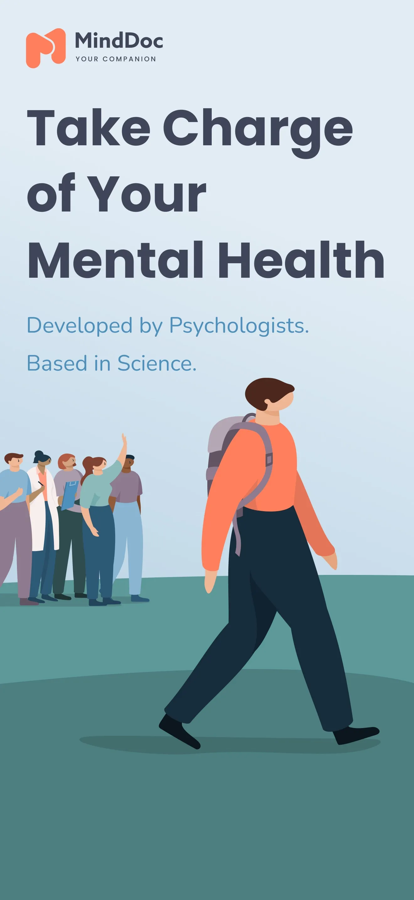 MindDoc: Mental Health Support iphone screenshot 1