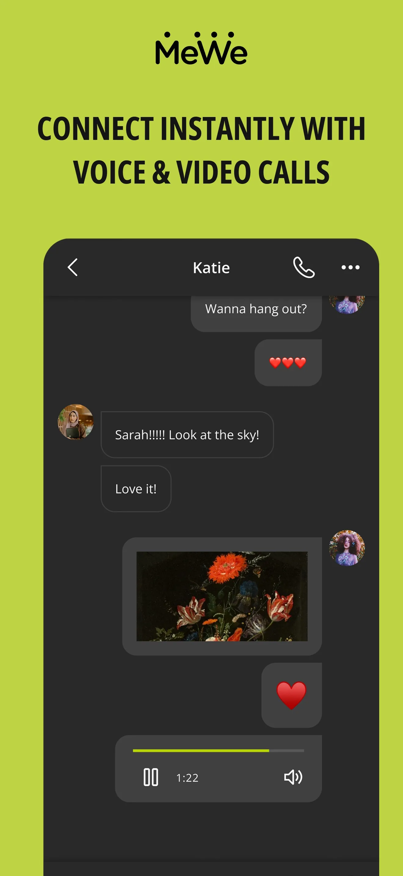 MeWe: The Safe Network iphone screenshot 2