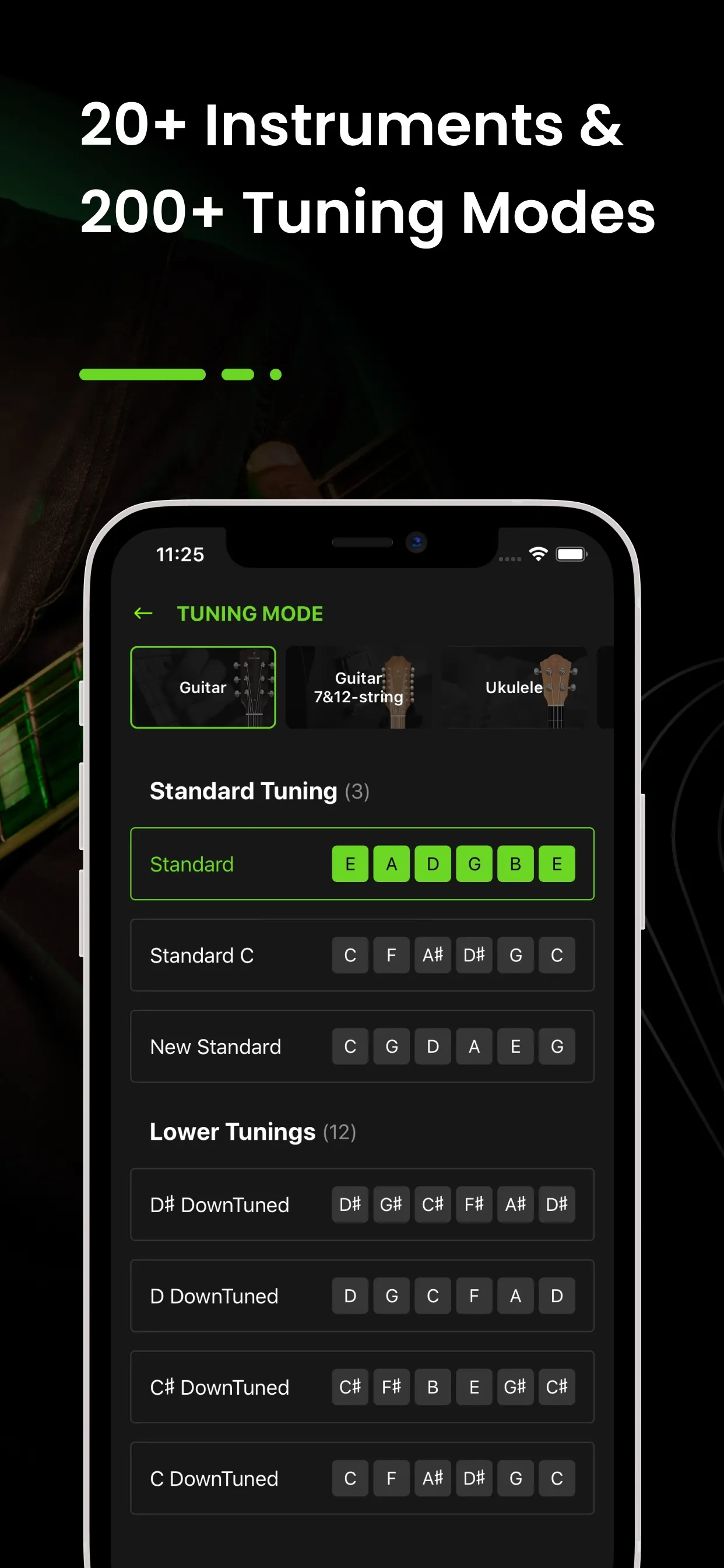 Guitar Tuner - GuitarTunio iphone screenshot 4