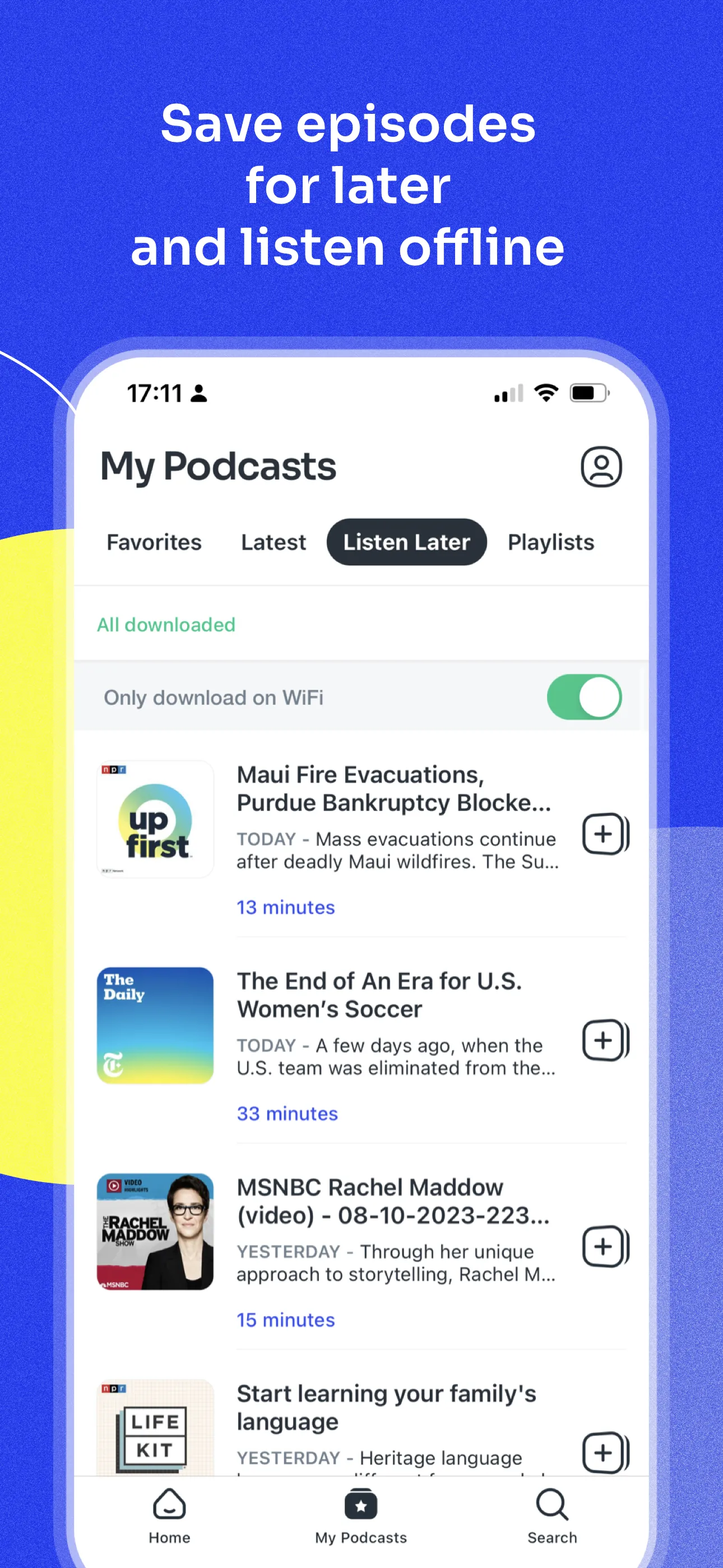 Podcast App iphone screenshot 7