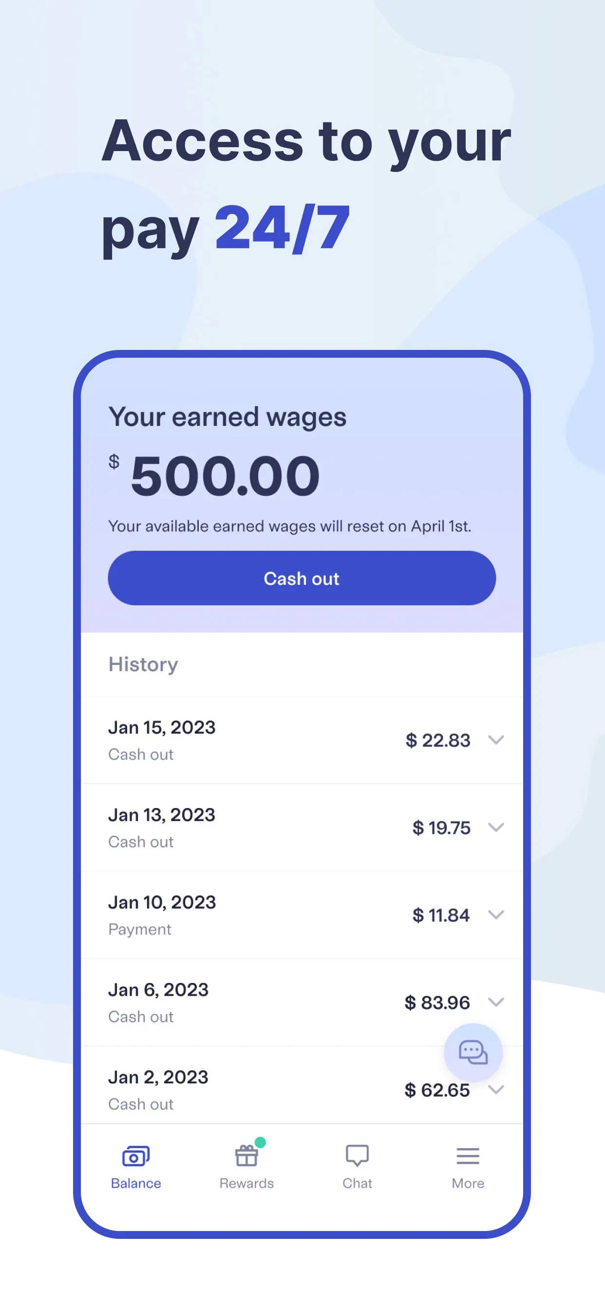 Rain Instant Pay iphone screenshot 1