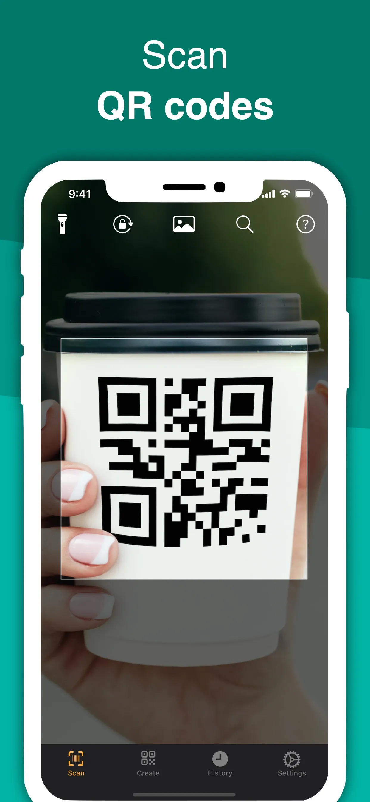 QR Code & Barcode Scanner ・ iphone screenshot 1