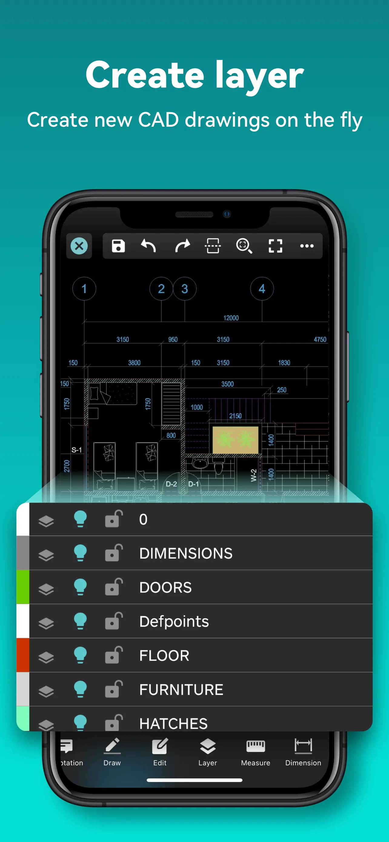 DWG FastView-CAD Viewer&Editor iphone screenshot 6