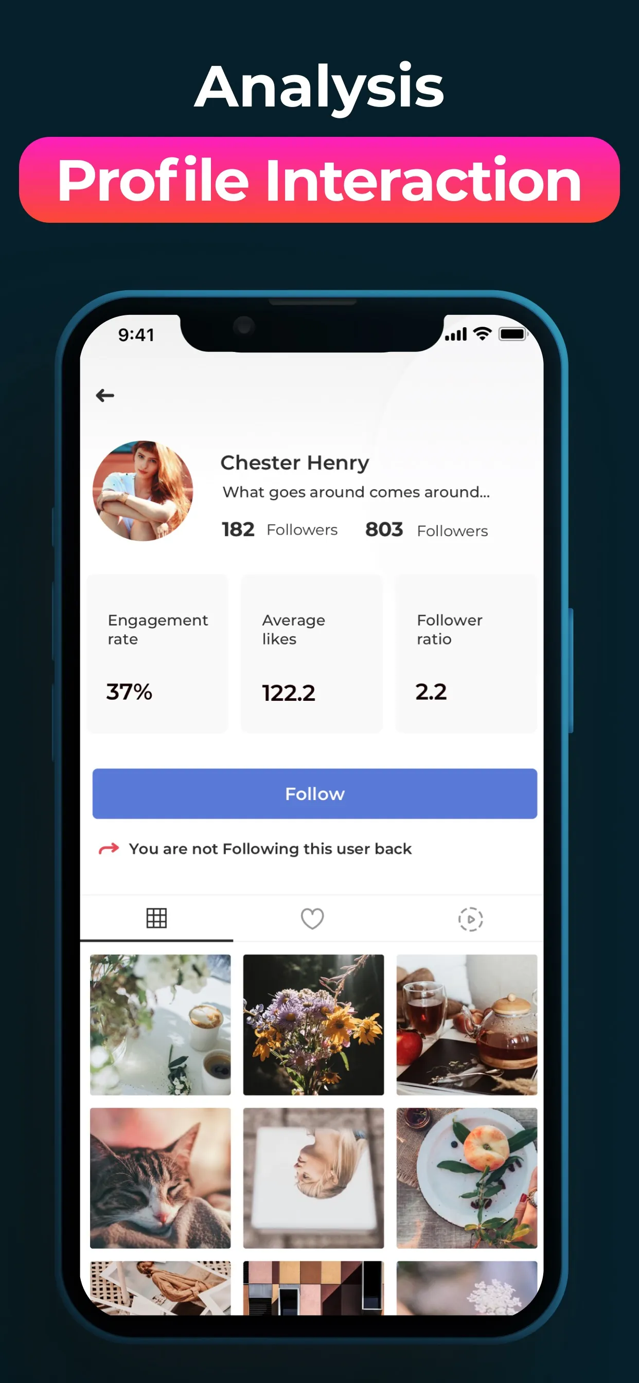 Followers Insights tracker iphone screenshot 6