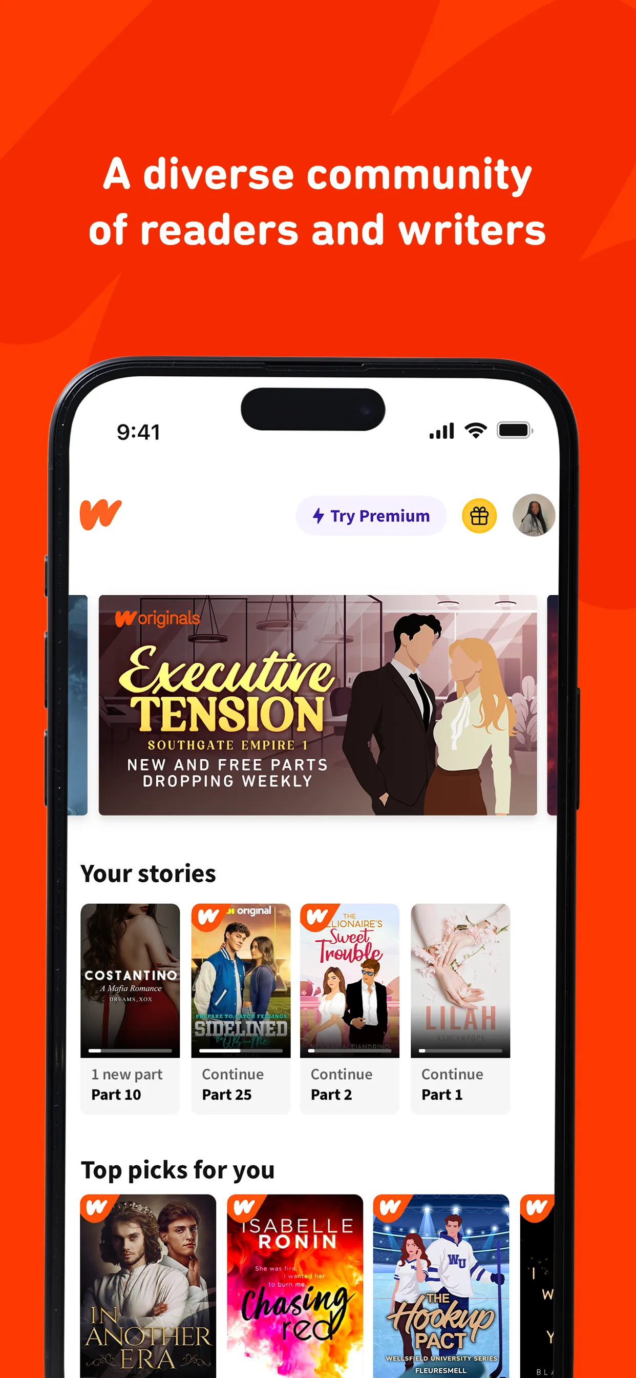 Wattpad - Read & Write Stories iphone screenshot 2