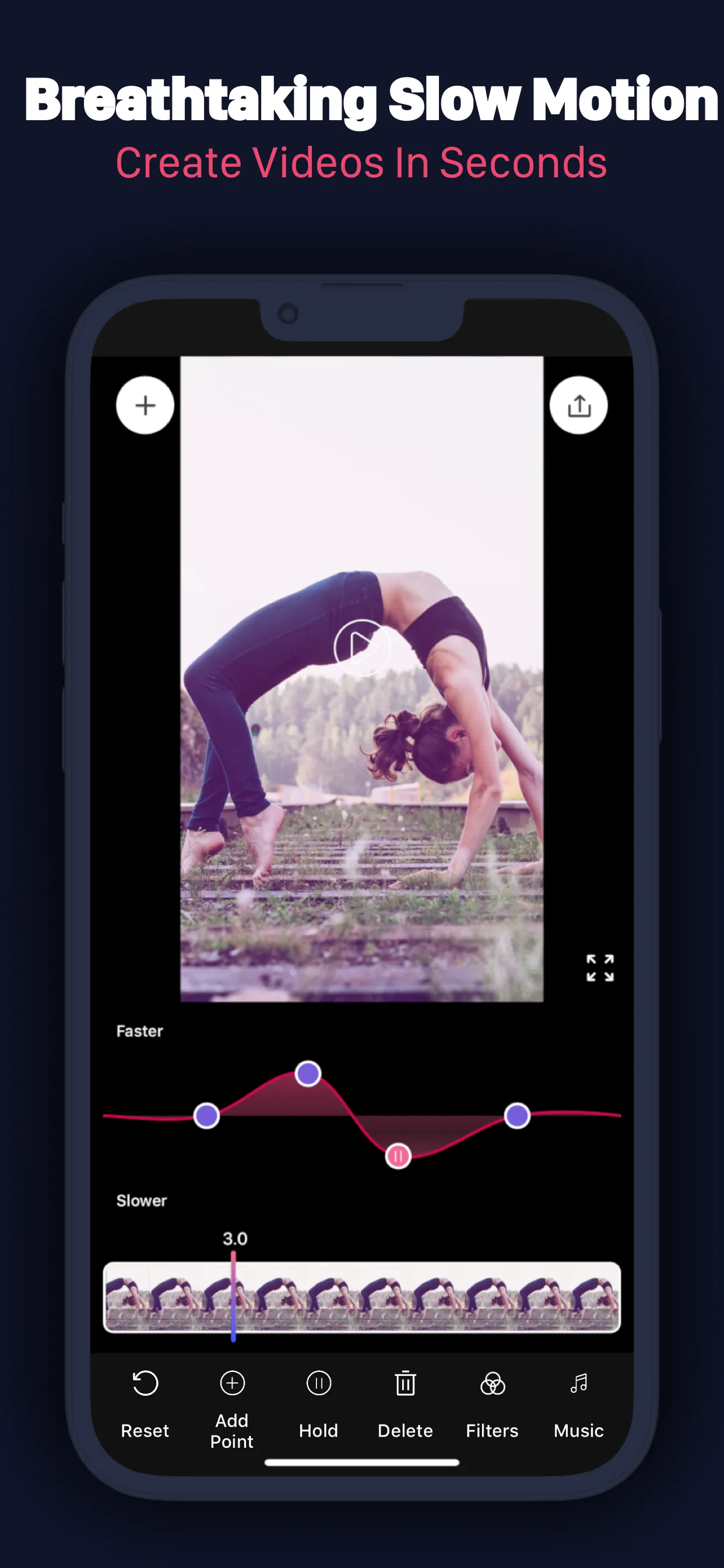 Slow Motion Video Maker Editor iphone screenshot 2