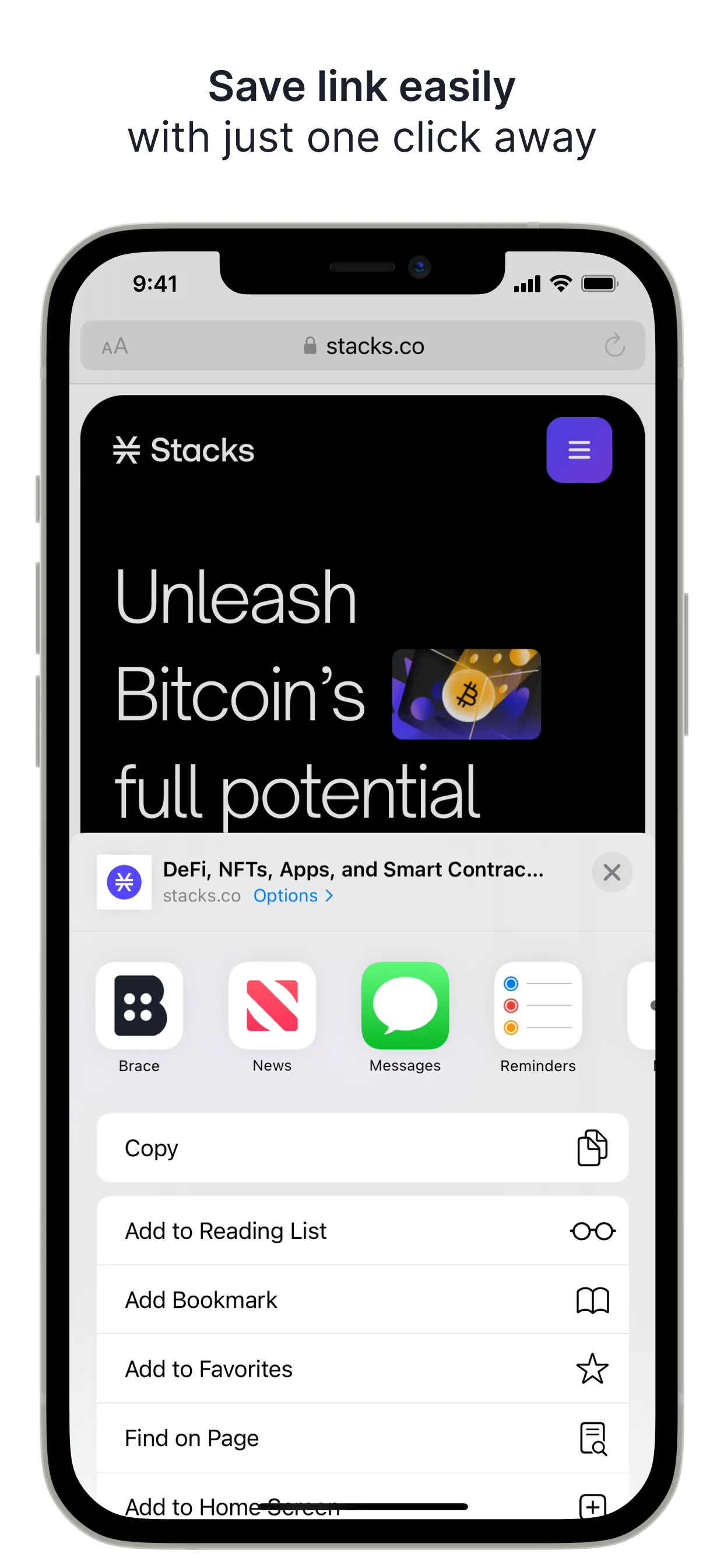 Brace.to - Bookmark Manager iphone screenshot 3