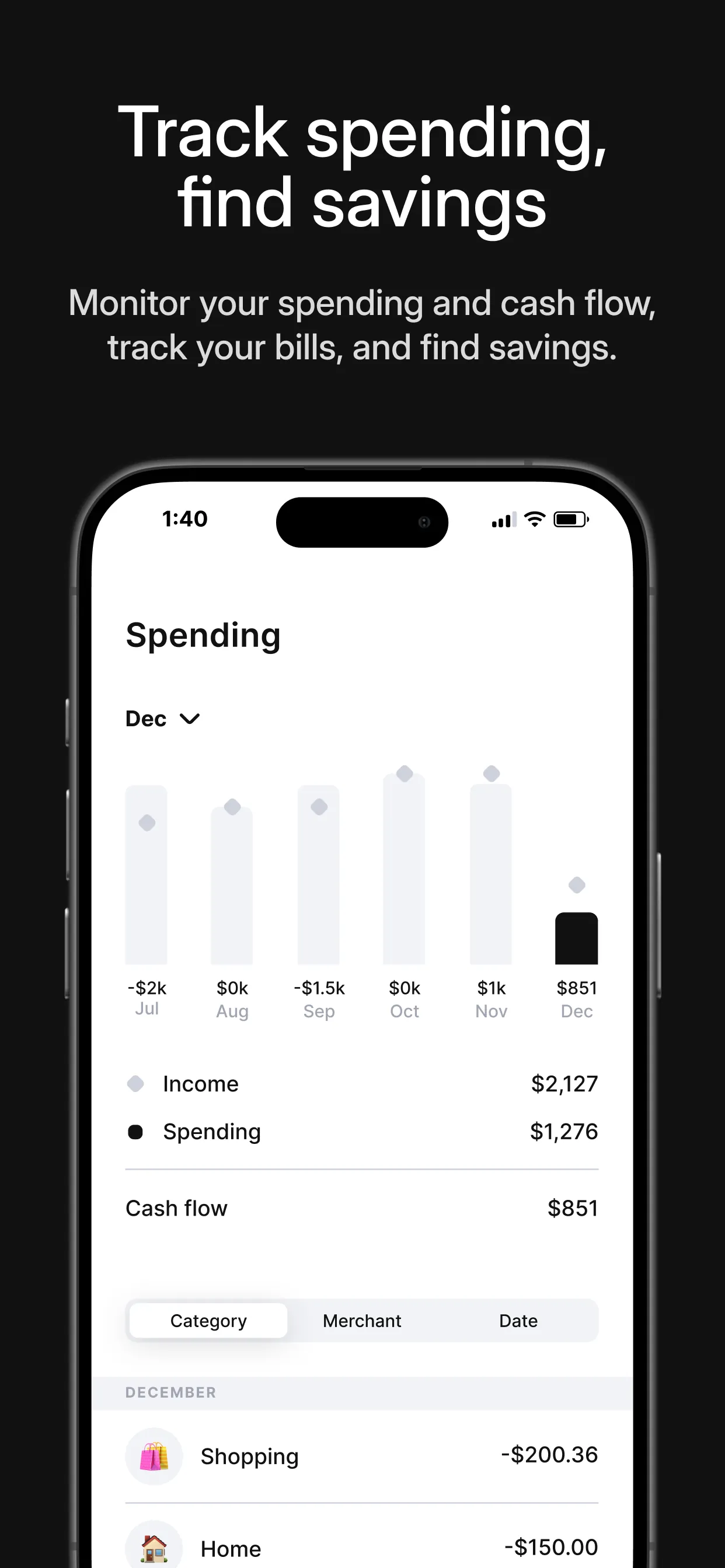 Albert: Budgeting and Banking iphone screenshot 2