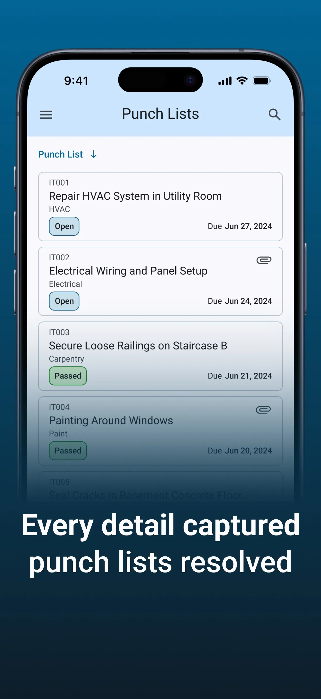 Construct Project Management iphone screenshot 3