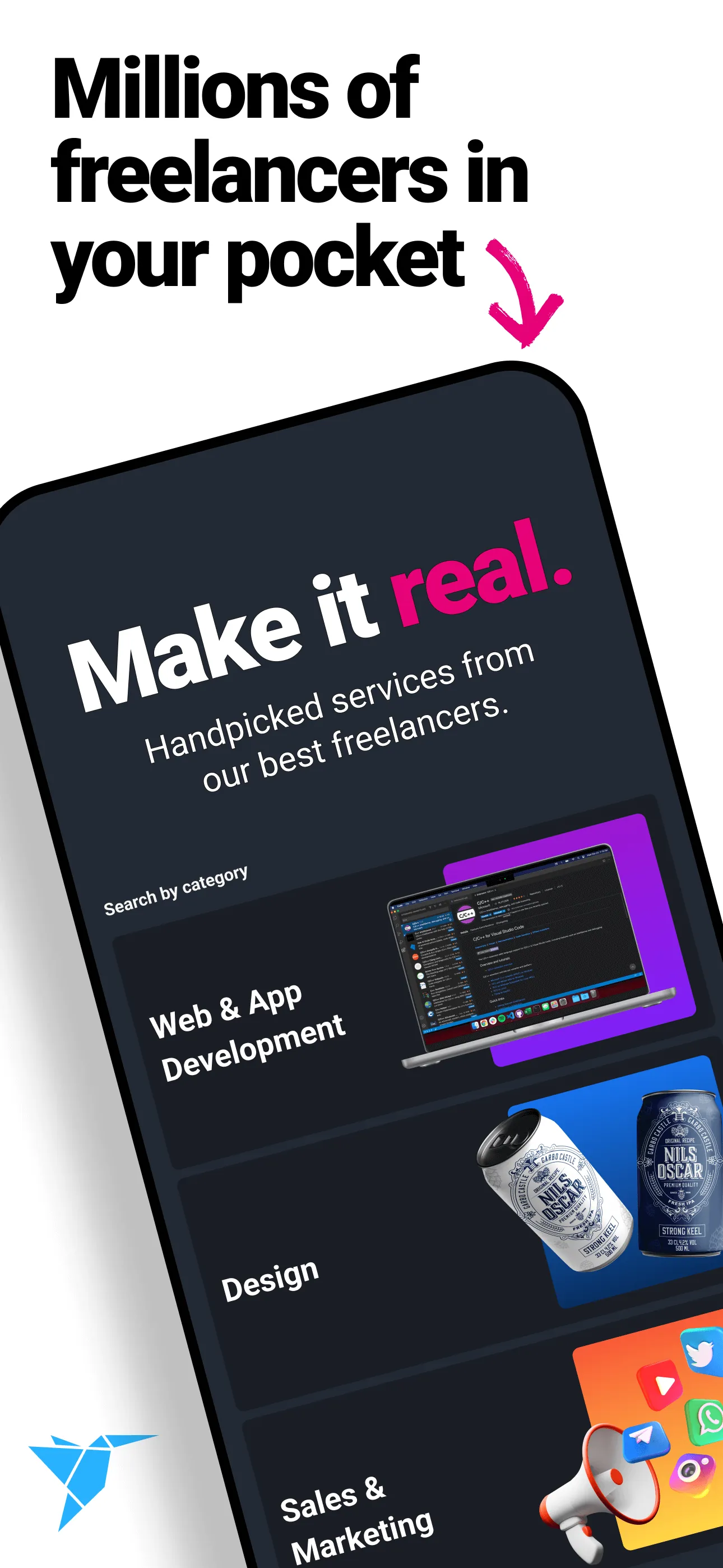 Freelancer - Hire & Find Jobs iphone screenshot 1