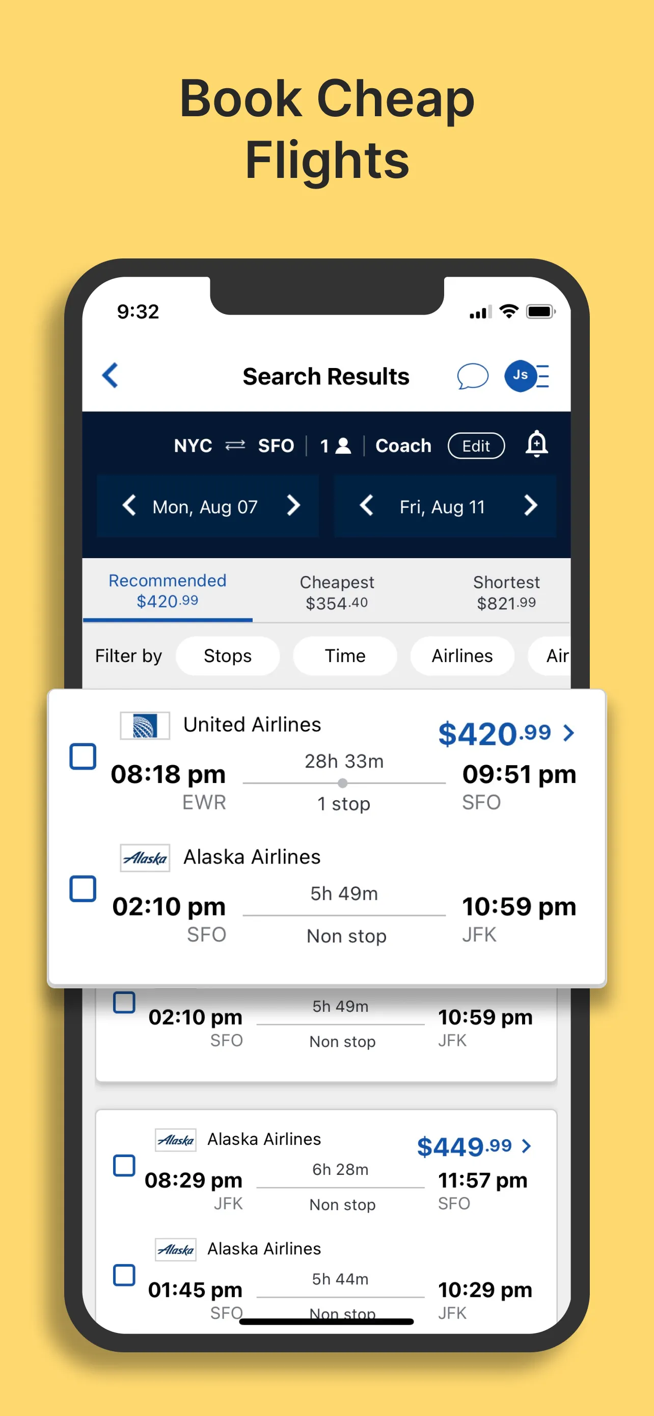 OneTravel Flight & Hotel Deals iphone screenshot 1