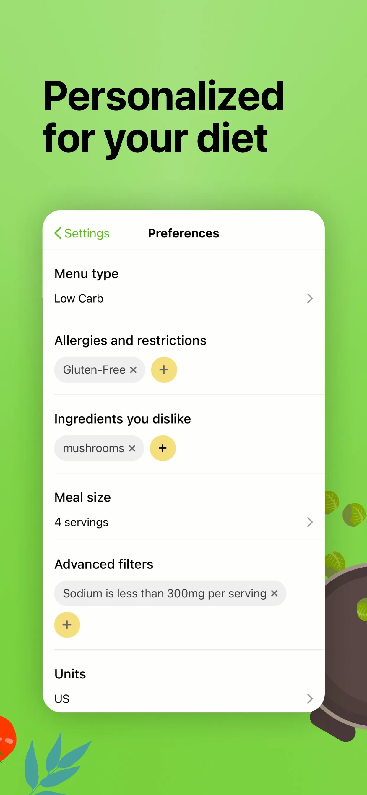 Mealime Meal Plans & Recipes iphone screenshot 8