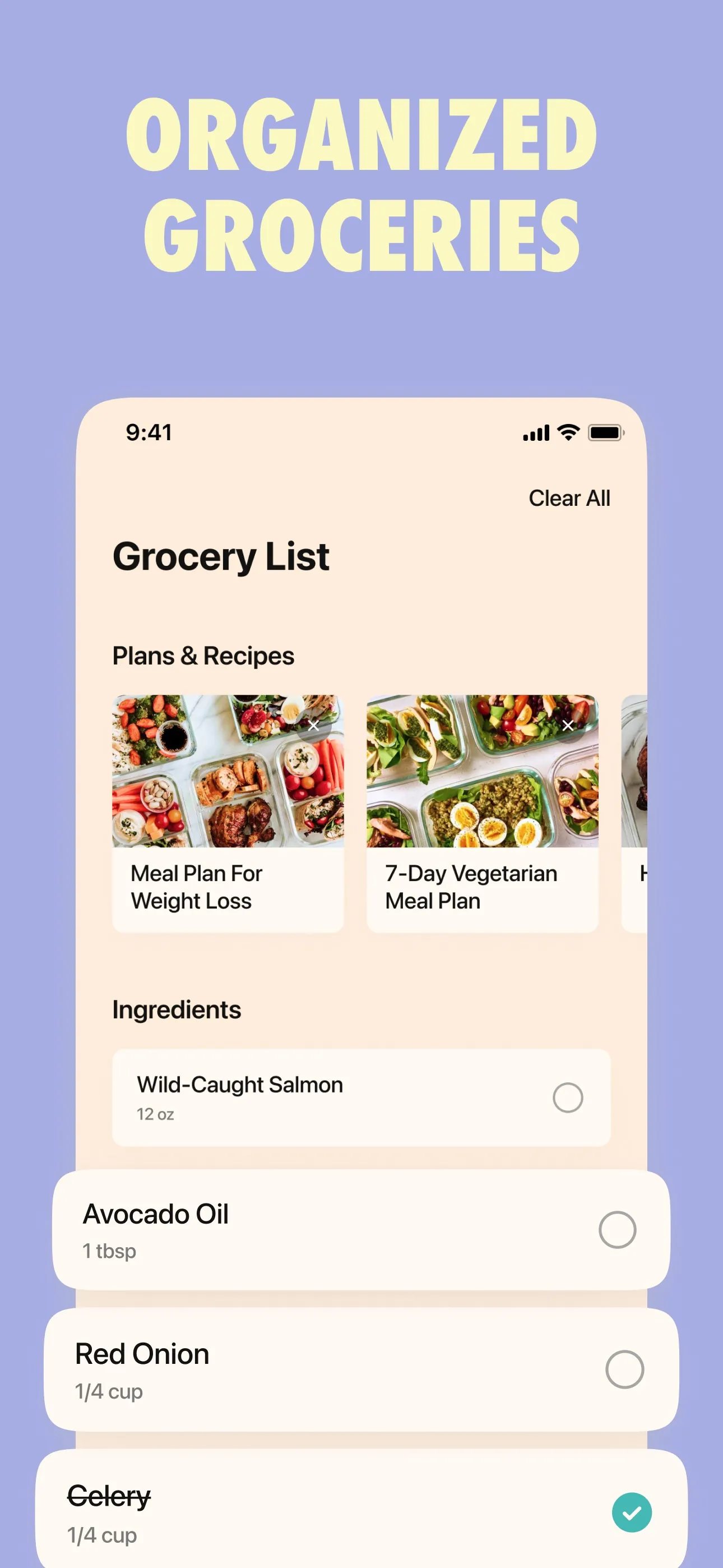 Prep & Plan ~meal planner app iphone screenshot 7