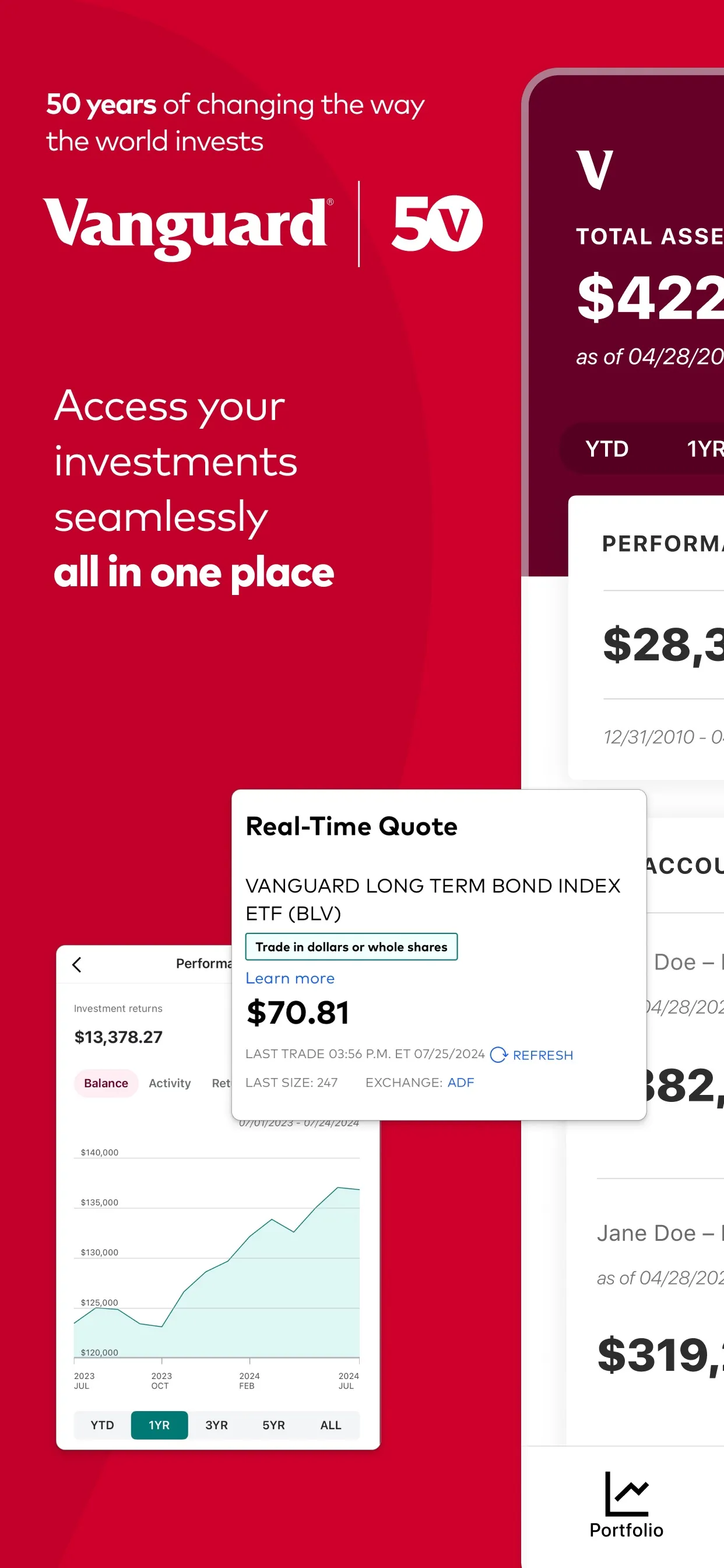 Vanguard: Save, Invest, Retire iphone screenshot 1