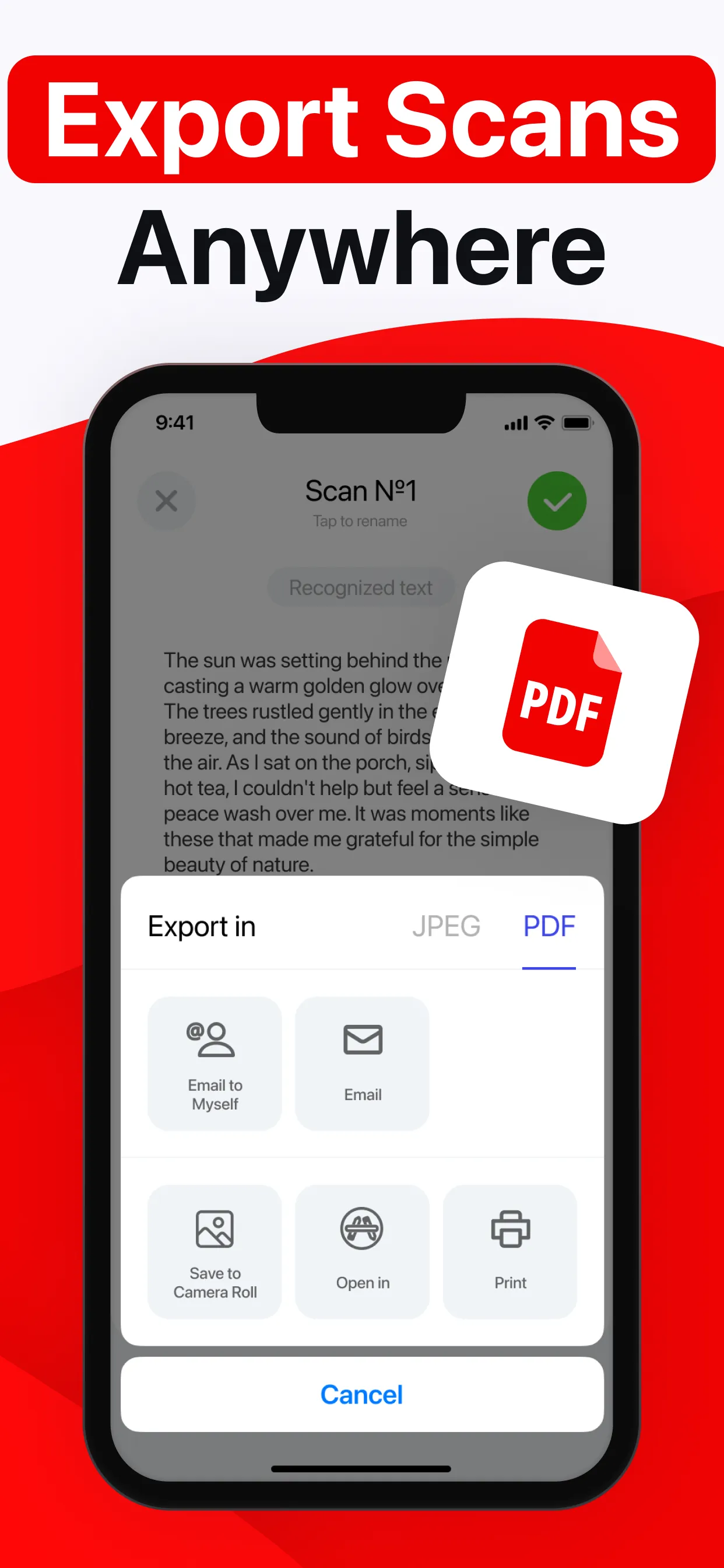 PDF Scanner aрp iphone screenshot 7
