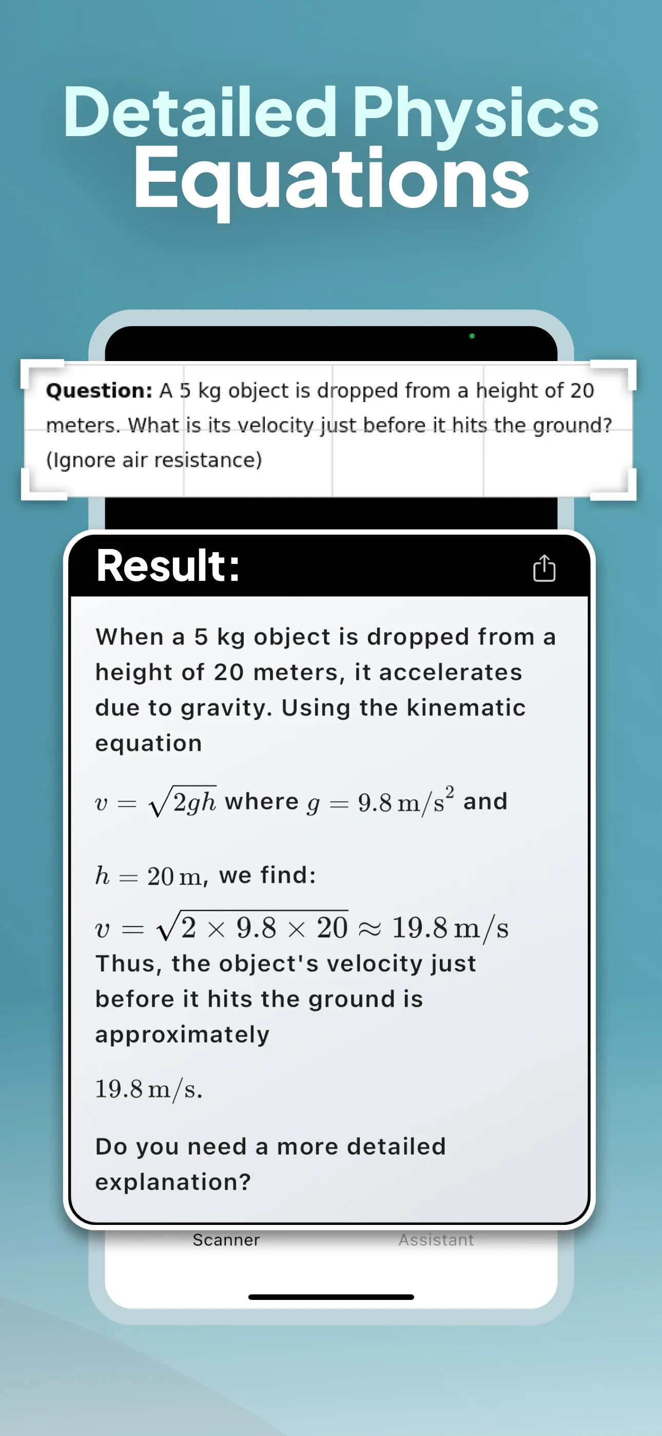 Physics Solver AI iphone screenshot 3