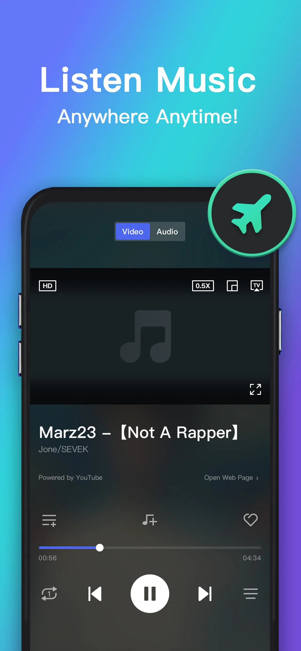Offline Player – Music Player iphone screenshot 2