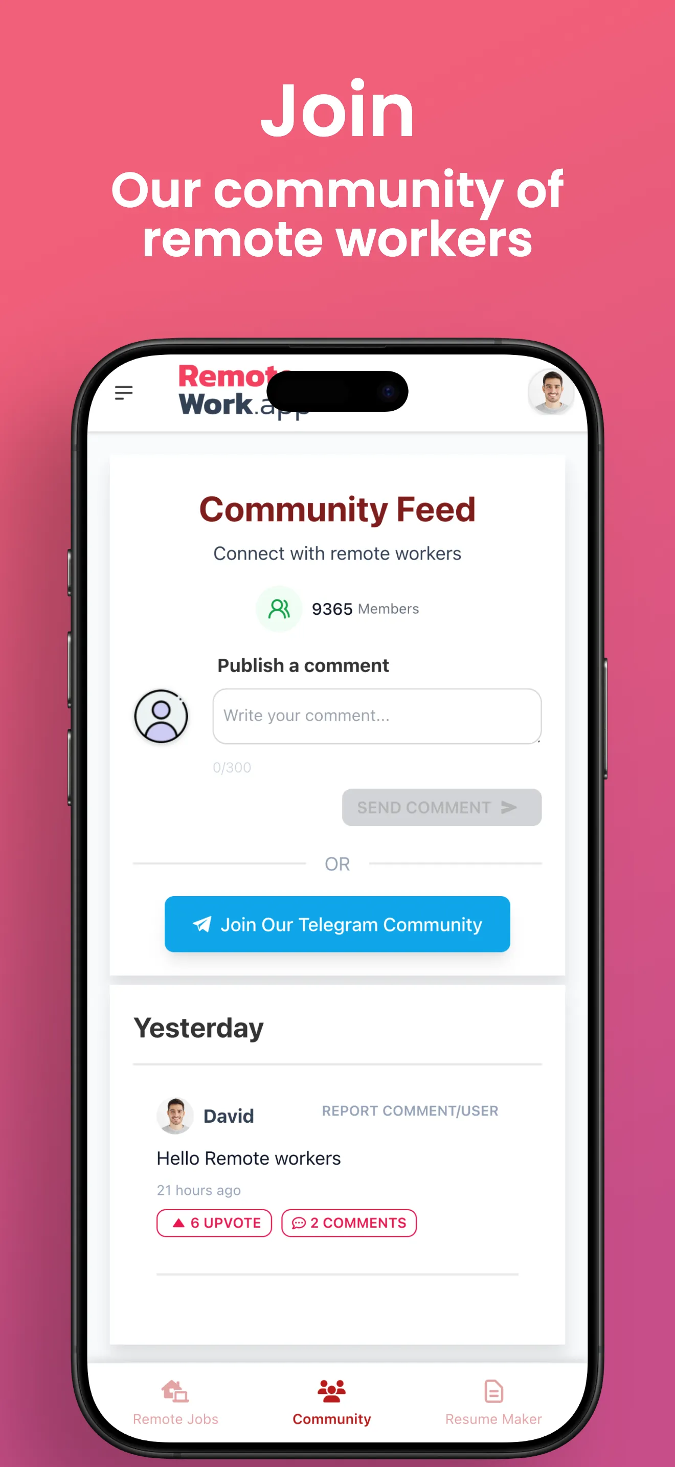 Remote-Work.app - remote jobs iphone screenshot 5