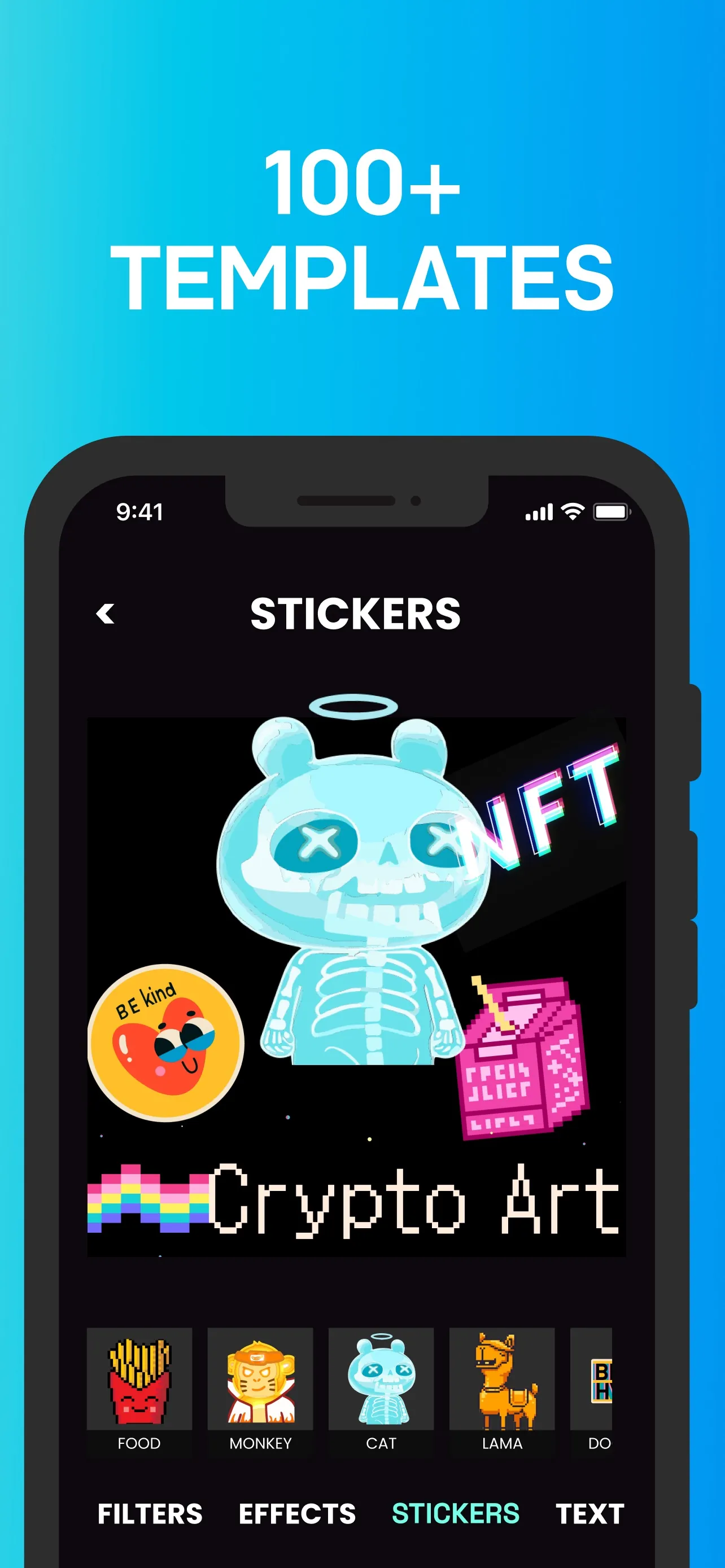 NFT art maker creator iphone screenshot 5