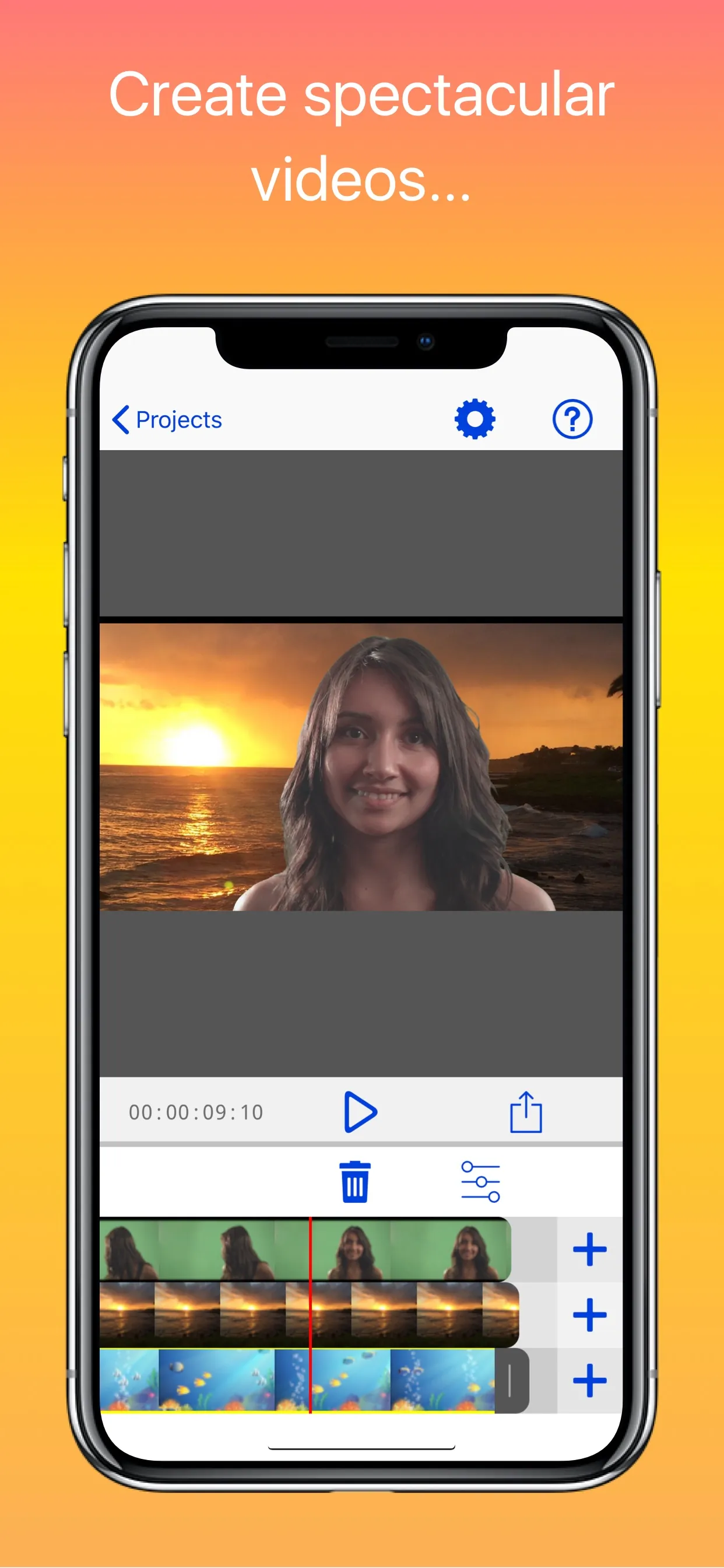 Veescope Live Green Screen App iphone screenshot 2