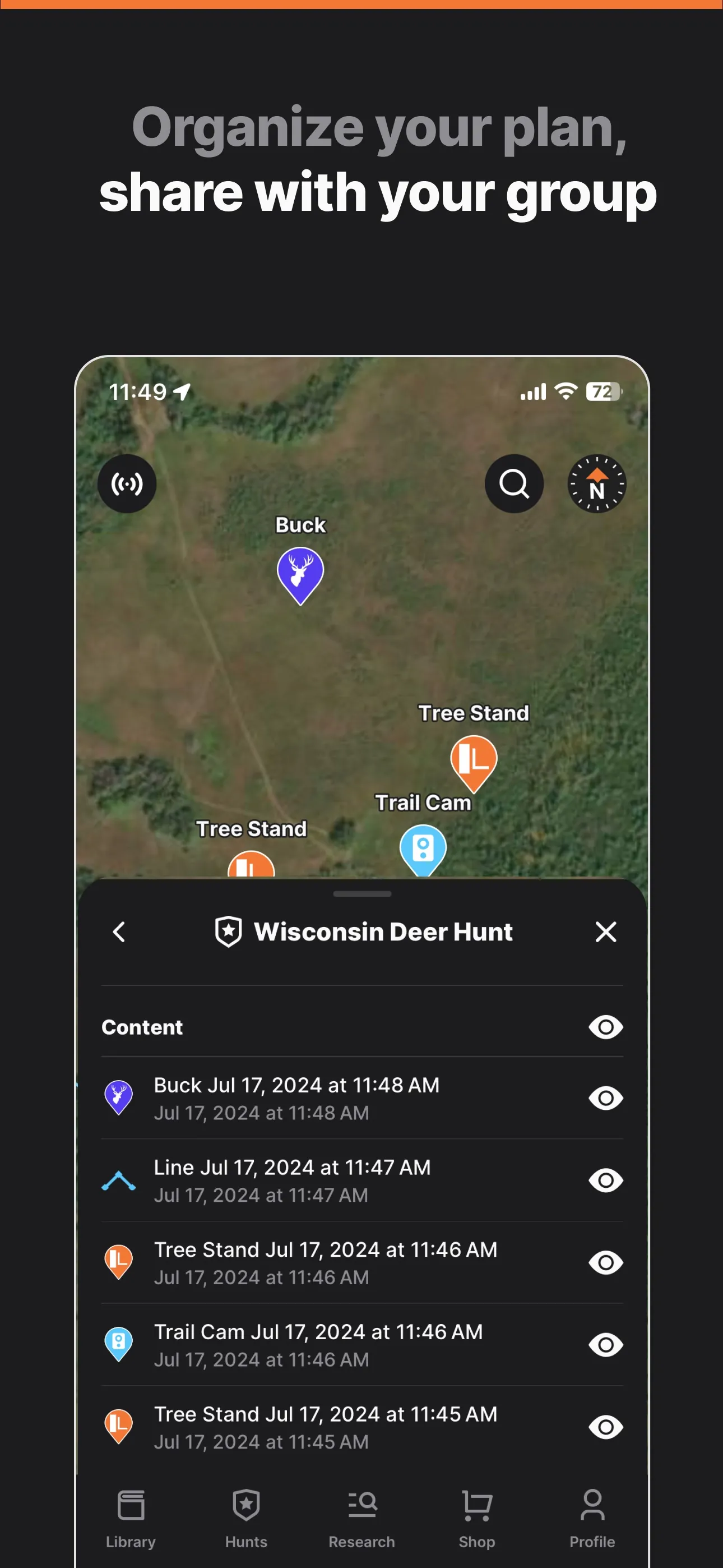 GOHUNT / Research & Maps iphone screenshot 9